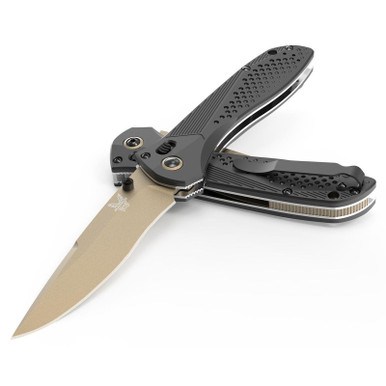 Benchmade 710FE-2401 Seven Ten AXIS Folder 4.0" FDE PVD Finish CPM-Magnacut Blade - LIMITED EDITION