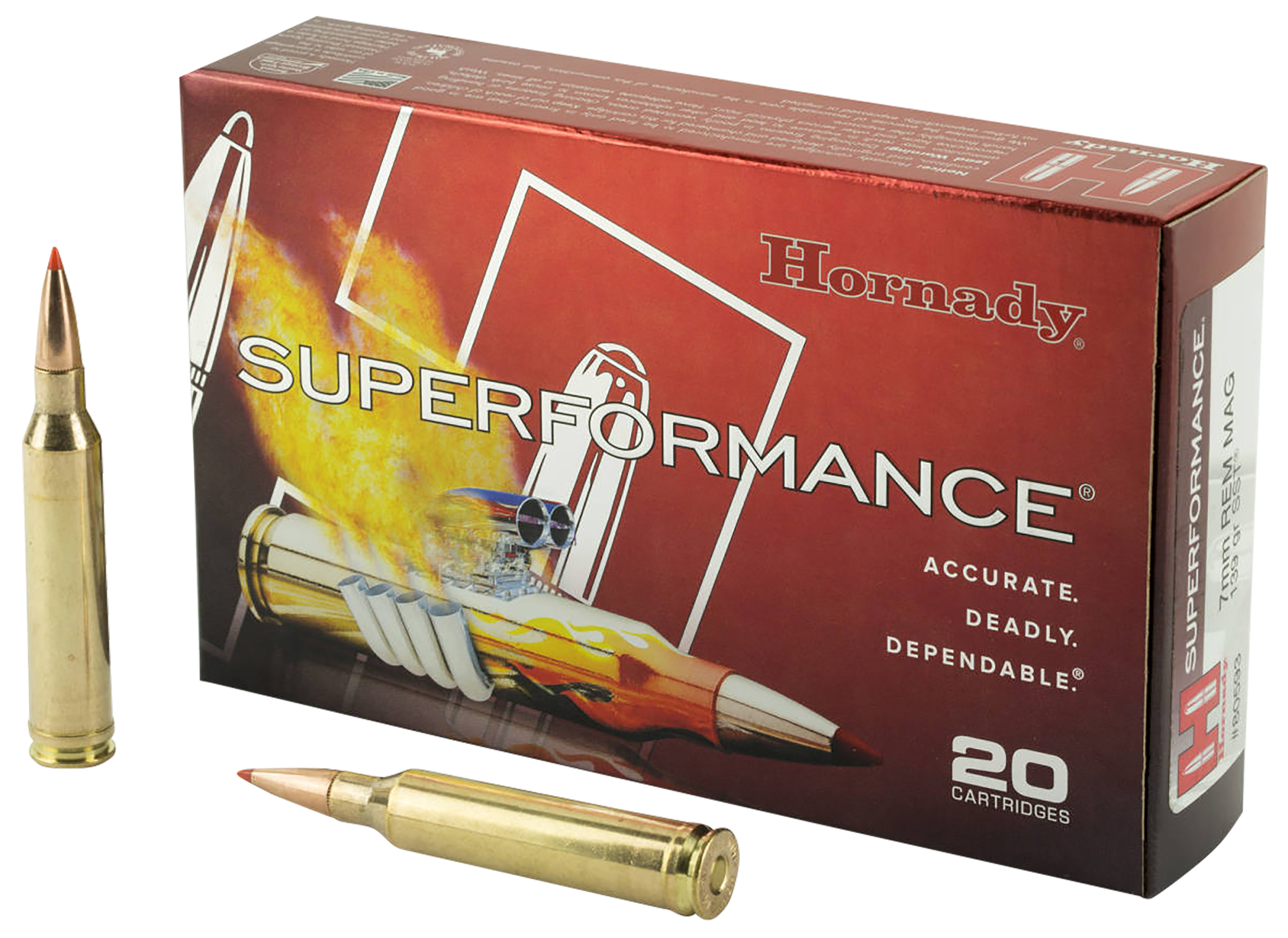 Hornady Superformance 7mm Rem Mag 139gr SST - Box or Case