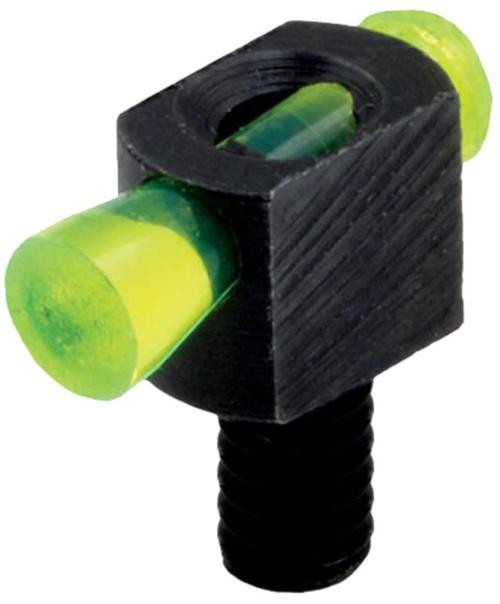Hiviz Threaded Front Spark II Fits Most Shotguns, Thread, Front Bead, Green