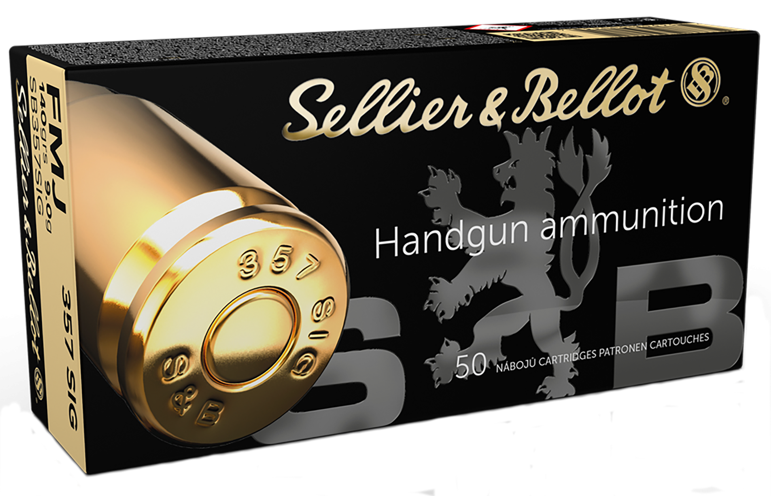 Sellier & Bellot SB357SIG Handgun 357 Sig 140gr FMJ - Box or Case