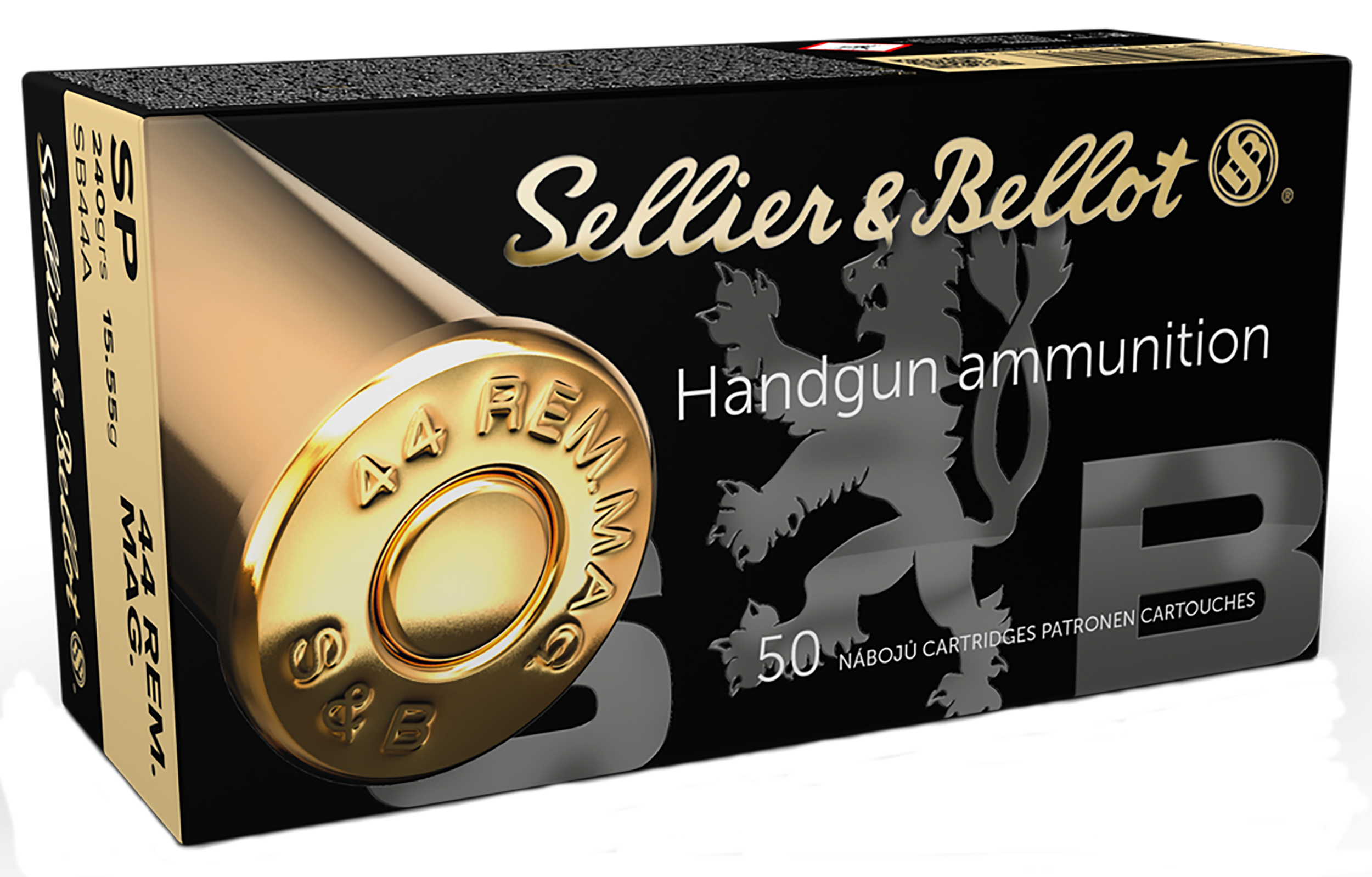 Sellier & Bellot SB44A 44 Rem Mag 240gr Soft Point 50 Rd - Box or Case