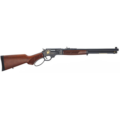 HENRY STEEL WILDLIFE EDITION .45-70 SIDE GATE GOV 4+1 18.4" FANCY AMERICAN WALNUT RIFLE