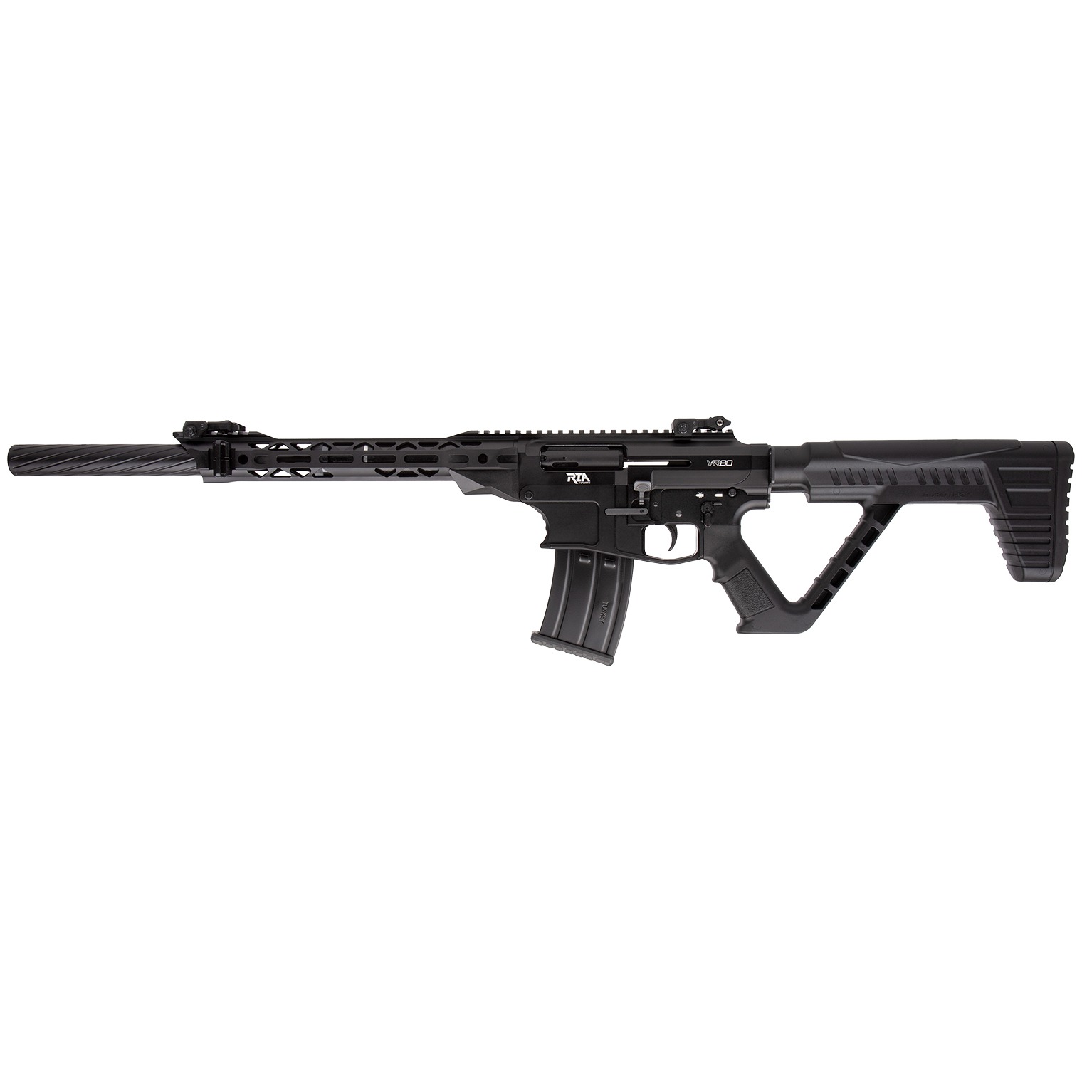Rock Island VR80LH VR80 12 Gauge 3” 20” 5+1 Black Anodized Rec Black Fixed Thumbhole Stock Left Hand