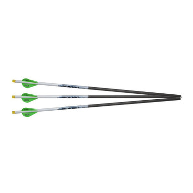 Excalibur Proflight 16.5" Carbon Crossbow Bolt 2" Vanes Lighted Nocks 3PK