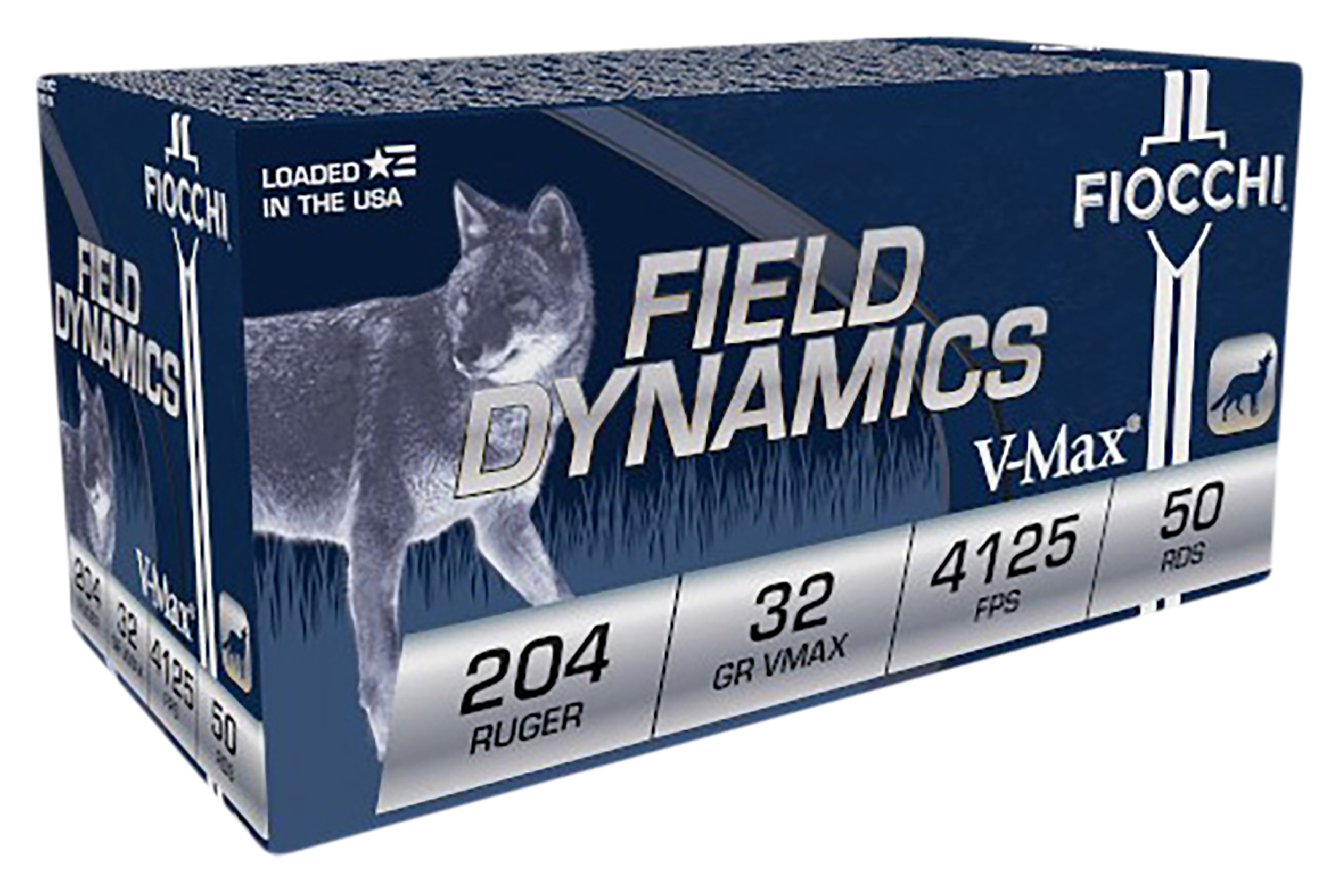Fiocchi Field Dynamics 204 Ruger 32gr V-Max - Box or Case
