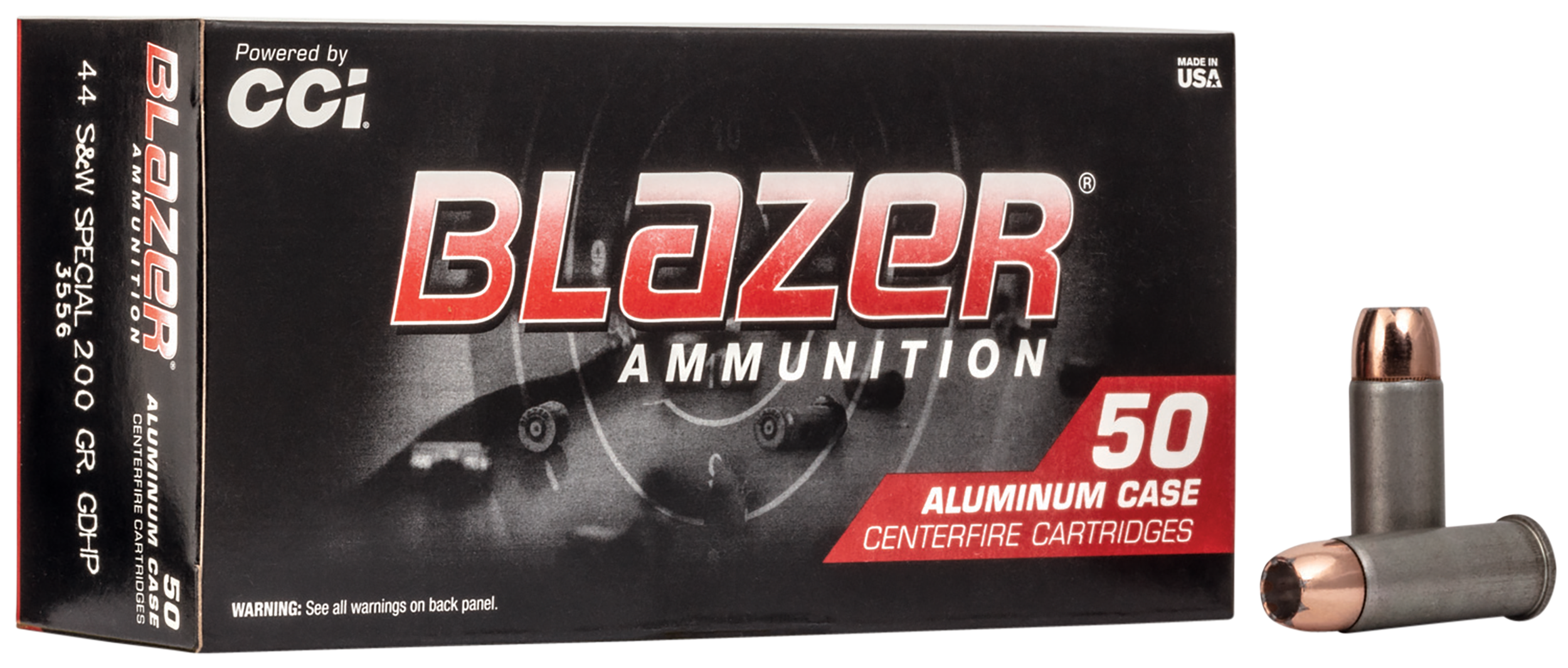 CCI Blazer 44 S&W Special 200gr Jacketed Hollow Point - Box or Case