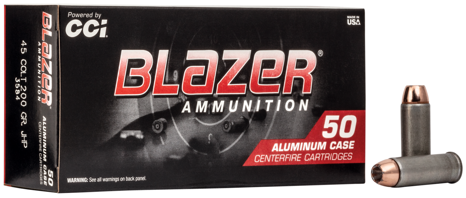 CCI Blazer 45 Colt 200gr JHP - Box or Case