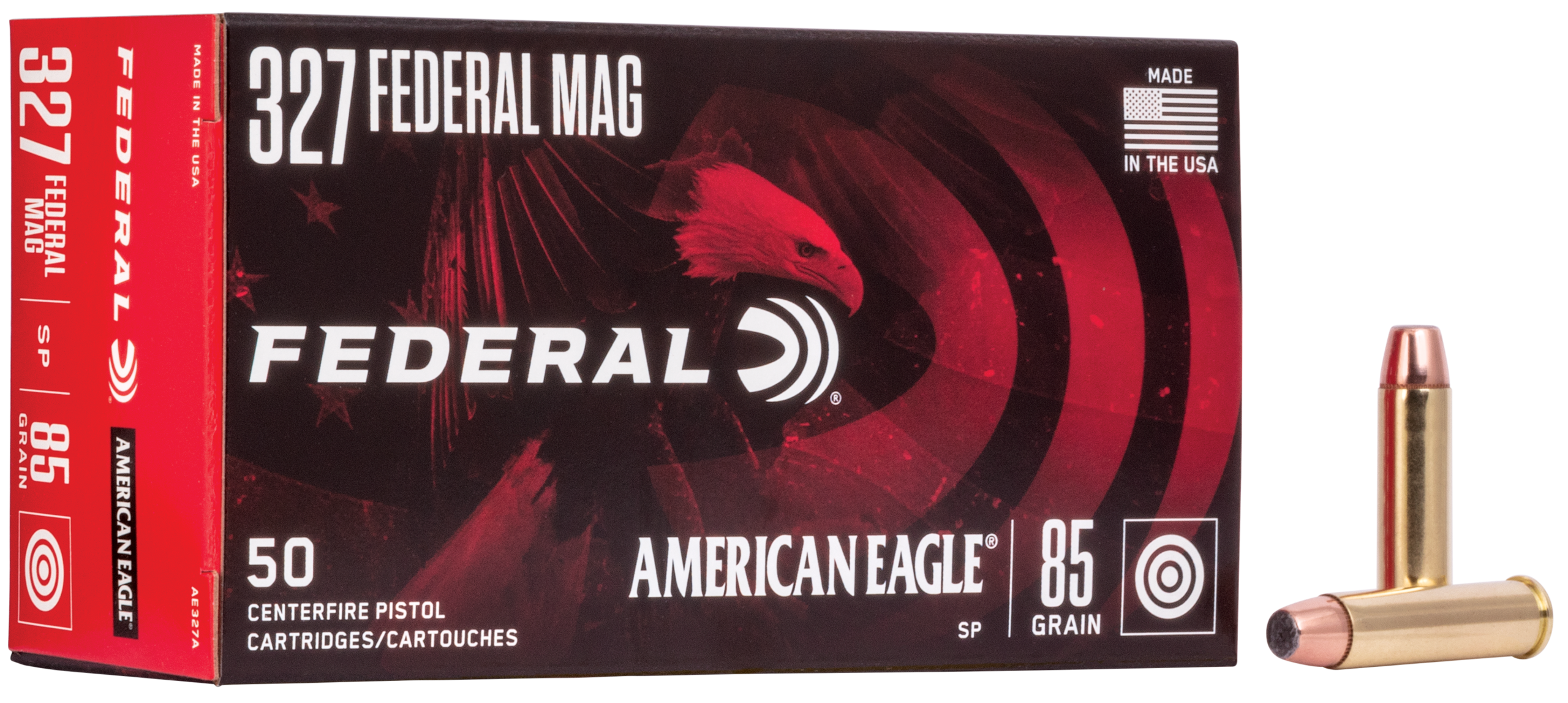 Federal American Eagle 327 Federal Mag 85gr Jacketed Soft Point 50 Rd - Box or Case