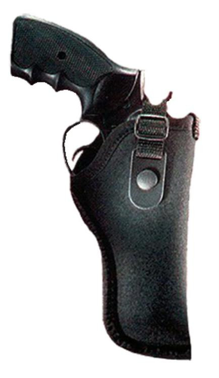 Gunmate Hip Holster Fits Belt Width up to 2" Size 28 Black Synthetic