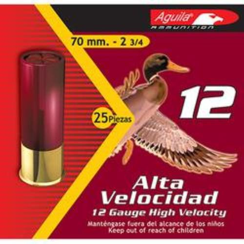 Aguila High Velocity 12 Ga, #7.5 Lead Shot, 2-3/4", 1-1/4 oz, 25rd Box