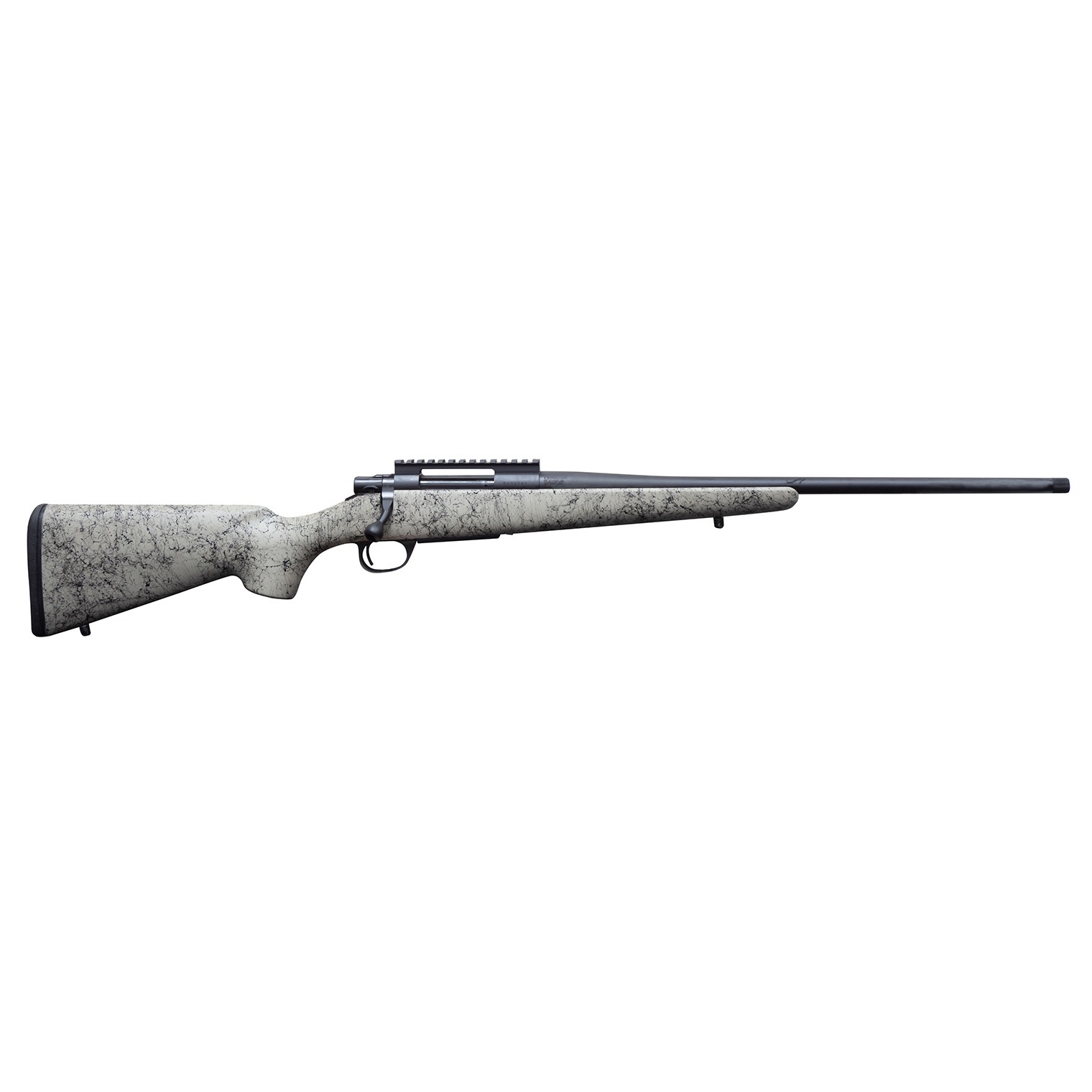 Howa HCSL308TAN 1500 Superlite Full Size 308 Win 5+1 20” Blued Threaded Barrel, Blued Picatinny Rail Steel Receiver, Tan w/Black Webbing Fixed Stocky’s Synthetic Stock