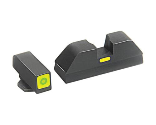 AmeriGlo CAP Tritium Lumi-Lime Sight Set Glock 20/21/29 Green/Green