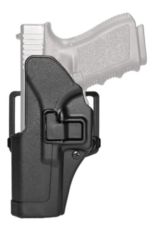 Blackhawk! Cqc Carbon Fiber Serpa Active Retention Holster Matte Black Left Hand For H&K Usp Full Size