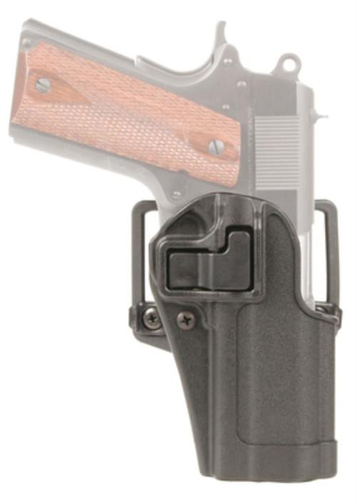 Blackhawk! Cqc Carbon Fiber Serpa Active Retention Holster Matte Black Right Hand For Model 1911 Commander