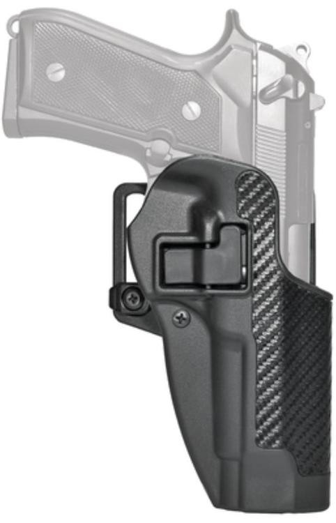 Blackhawk! Cqc Carbon Fiber Serpa Active Retention Holster Matte Black Right Hand For Beretta Px4 Storm