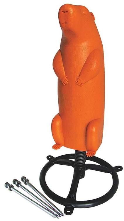 Do All Traps Impact Seal 3D Prairie Dog 12"x4.6", Base, Stakes Orng