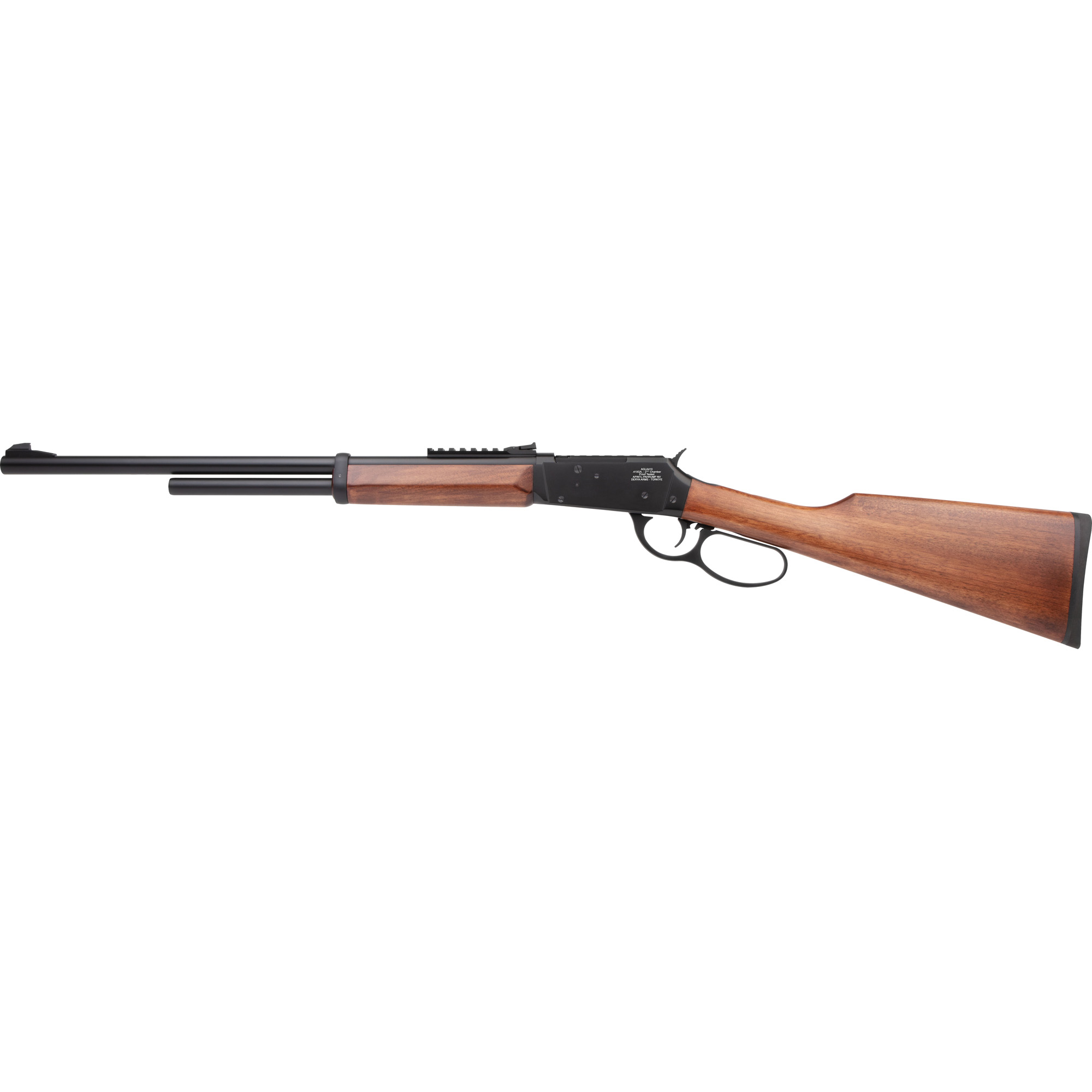 Rock Island LA410 Lever Action 410 Gauge 5+1 20” Blued, Black Anodized Rec, Turkish Walnut Stock