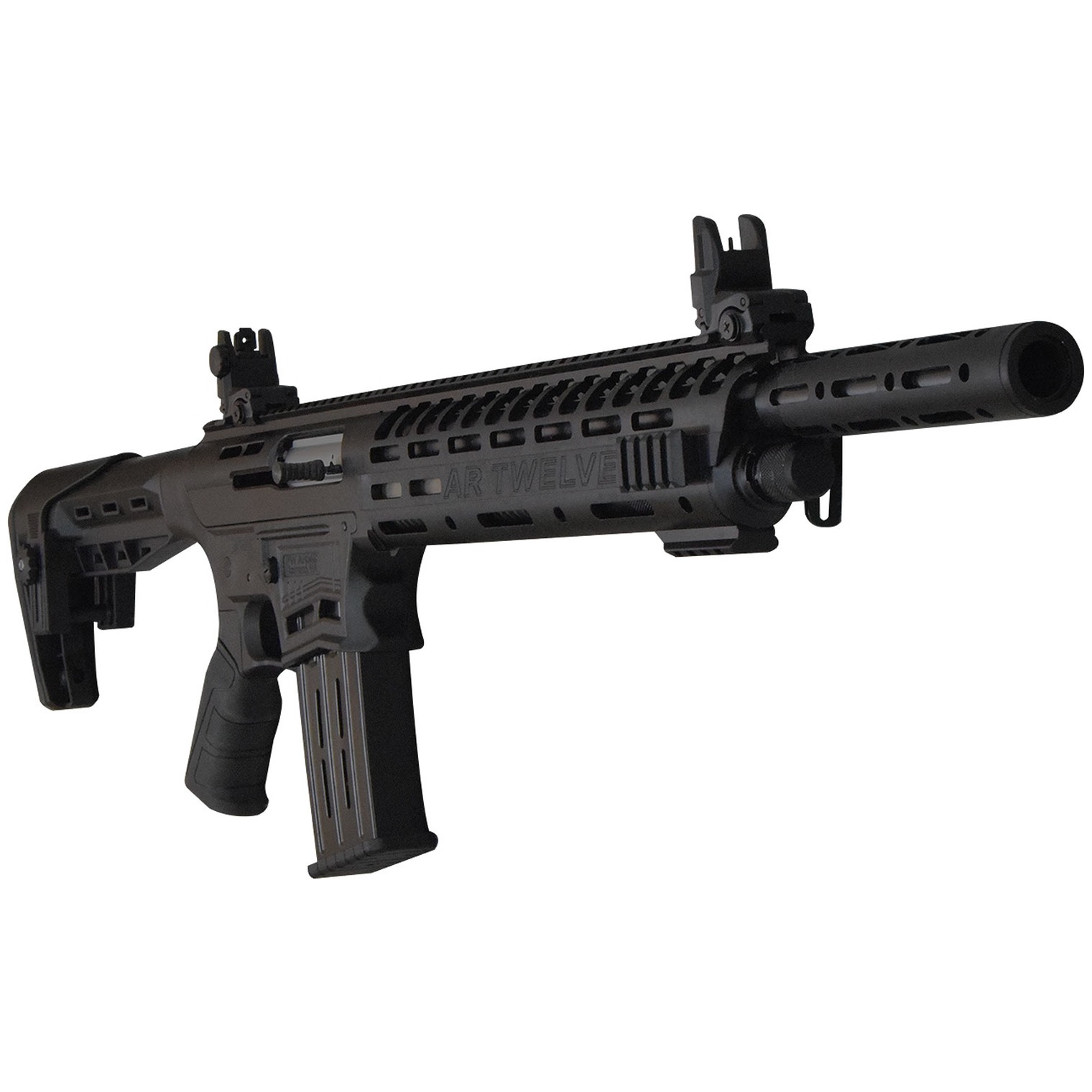 Panzer Arms AR 12 TACTICAL AR-12 Standard Black Anodized 12 Gauge 20” 3” 5+1 Fixed w/Adjustable Cheekpiece Stock