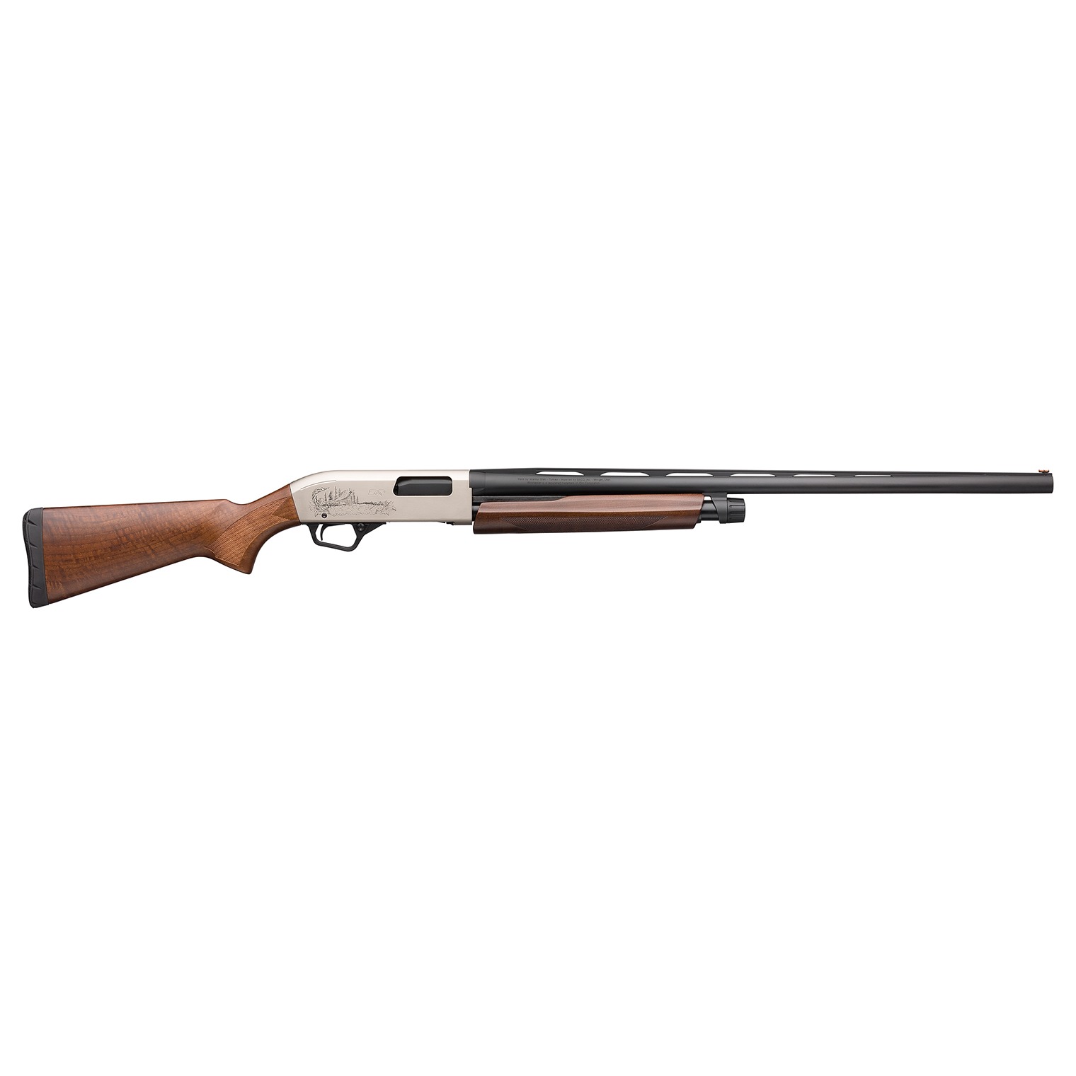 Winchester Repeating Arms 512404392 SXP Upland Field 12 Gauge 28” 4+1 3” Matte Nickel Engraved Rec Grade II/III Satin Turkish Walnut Stock Right Hand (Full Size) Includes 3 Invector-Plus Chokes