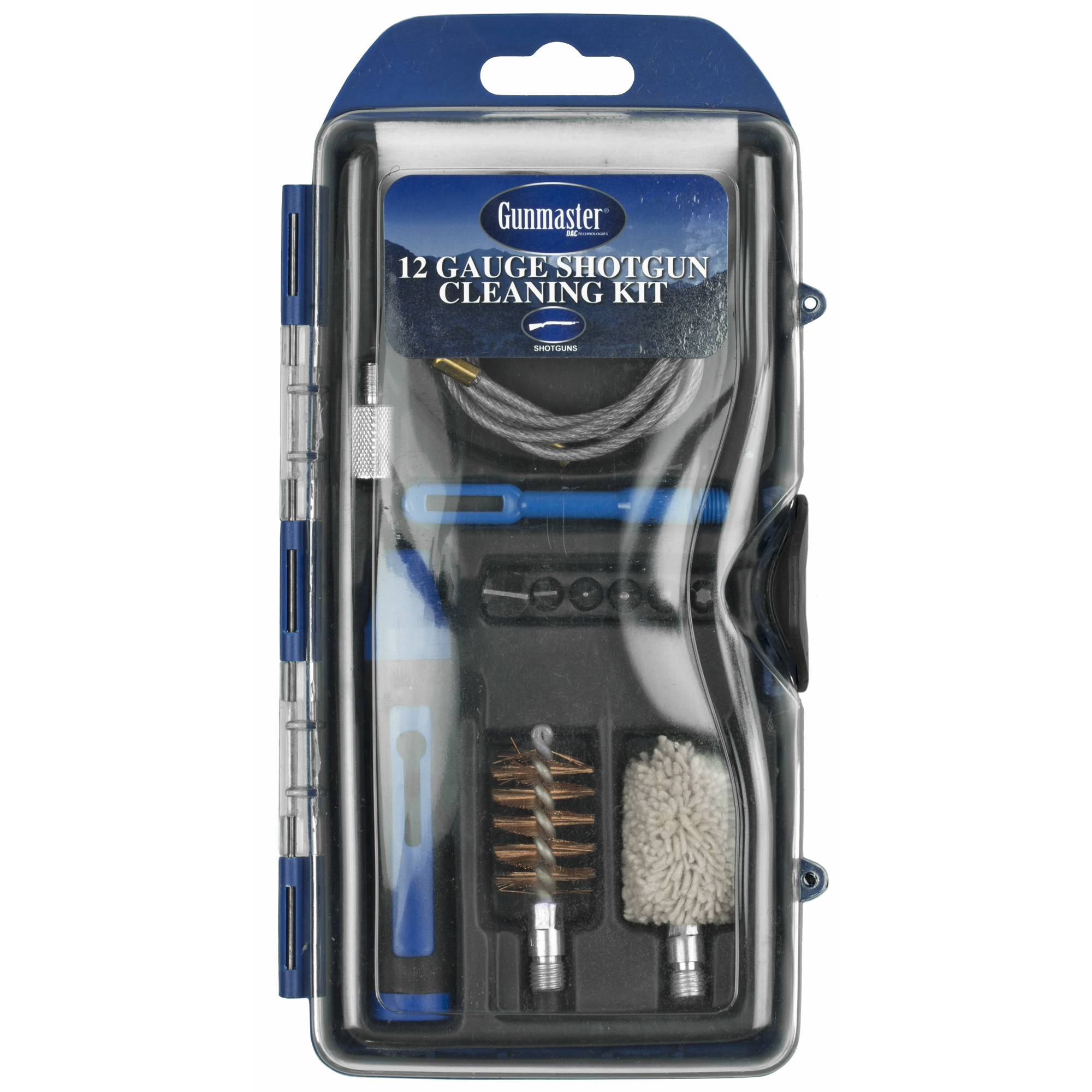 DAC SG12SG GunMaster Cleaning Kit 12 Gauge Shotgun/14 Pieces Black/Blue