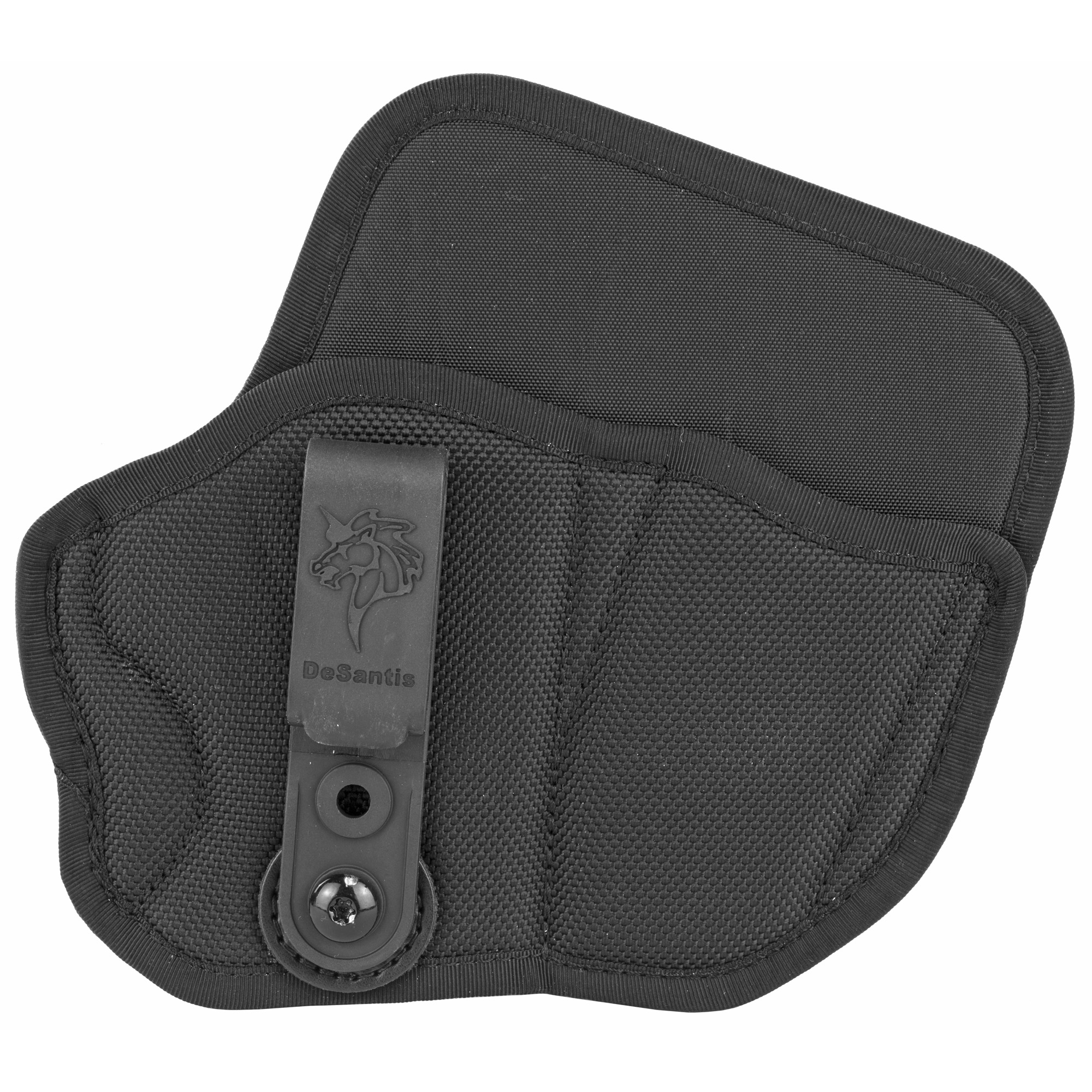 DeSantis Gunhide M89BAD6Z0 Inner Piece 2.0 AIWB Black Ballistic Nylon Belt Clip Compatible w/Glock 42/Colt Officer/Kel-Tec P-11 Right Hand