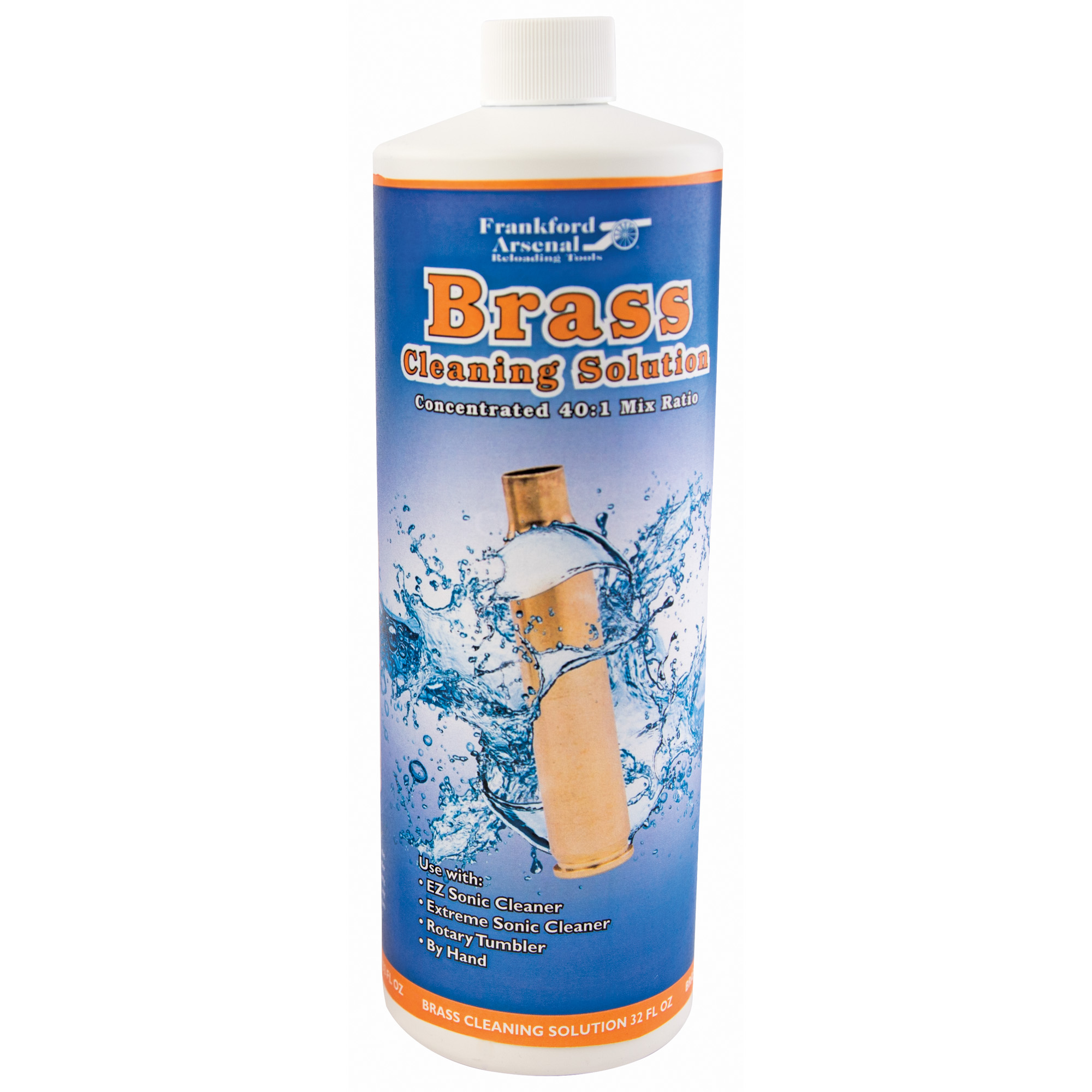 Frankford Arsenal 878787 Ultrasonic Cleaner Brass Cleaner 32 oz Bottle