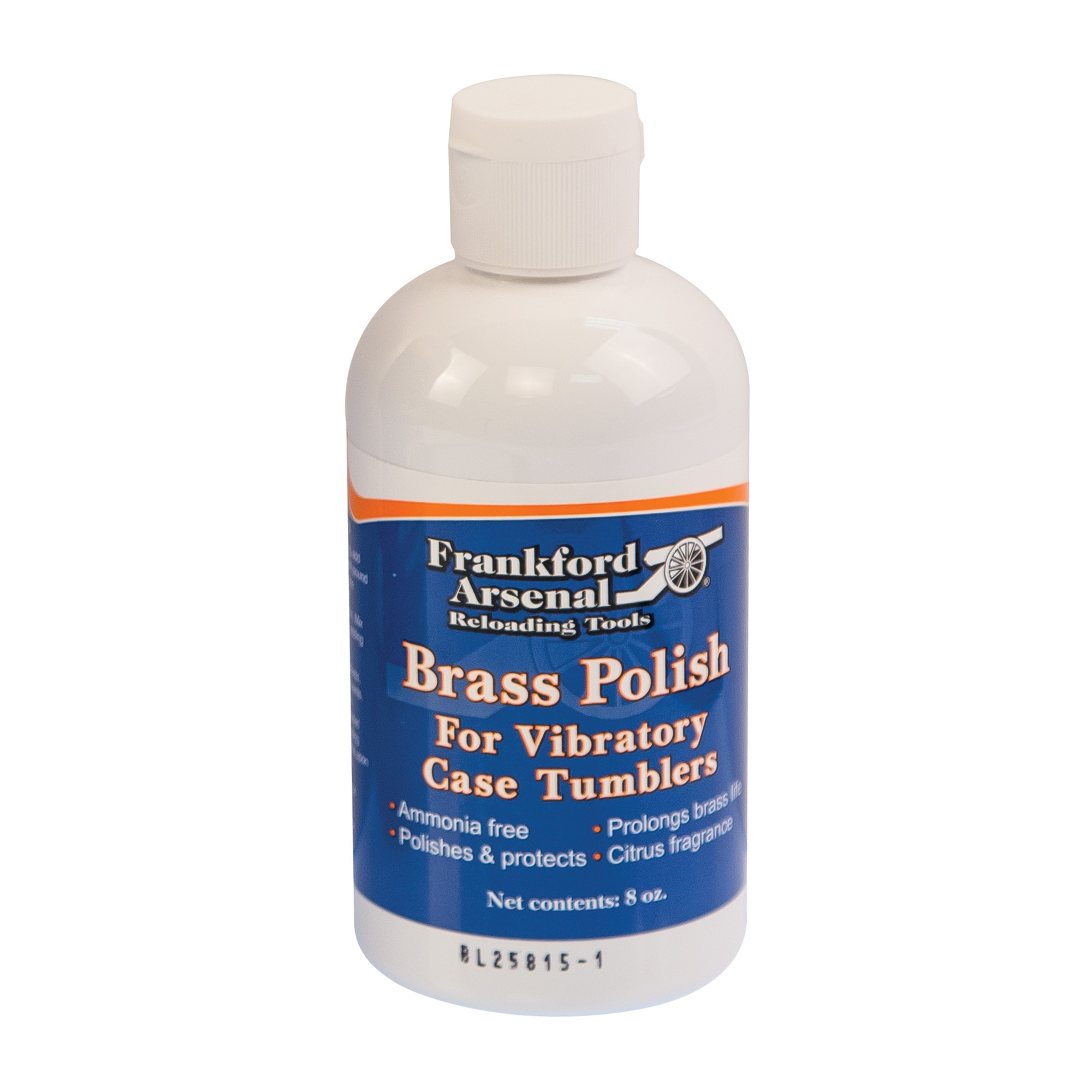 Frankford Arsenal 887335 Quick-N-Ez Brass Polish 8 oz Squeeze Bottle