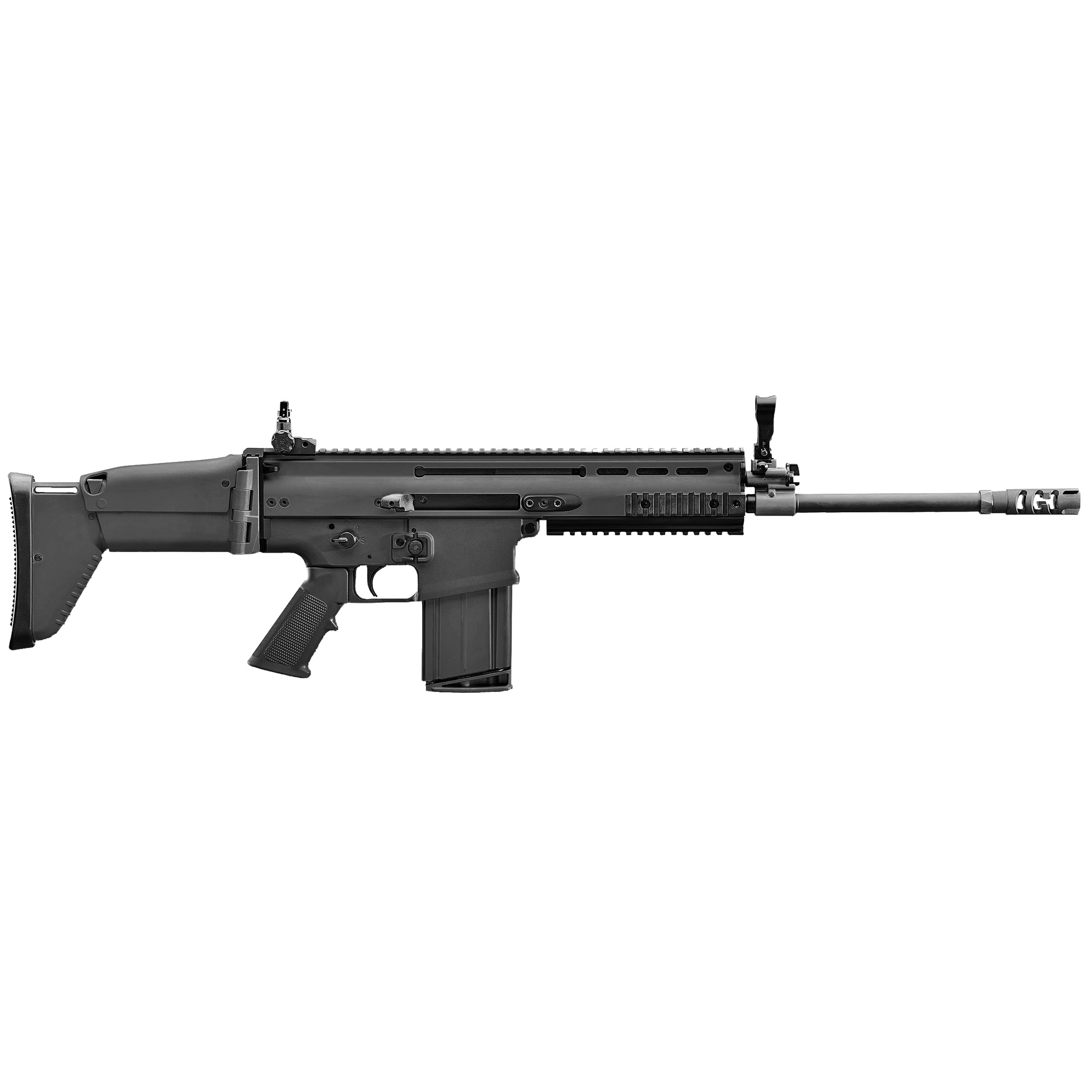 FN 985612 SCAR 17s NRCH 7.62x51mm NATO 20+1 16.25” Black Steel Barrel, Black Anodized Picatinny Rail Aluminum Receiver, Black Synthetic Adj Telescopic Stock, Black A2 Grip