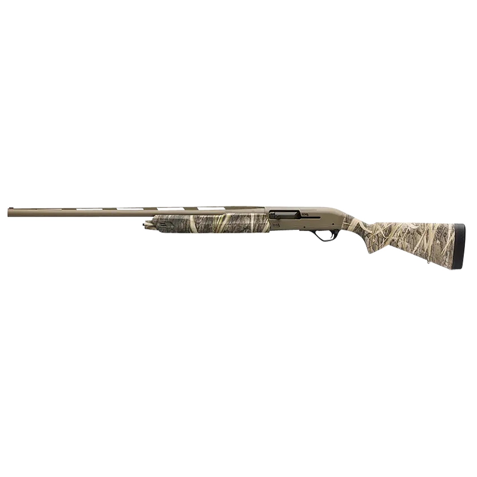 Winchester Repeating Arms 511310291 SX4 Hybrid Hunter 12 Gauge 3.5” Chamber 4+1 2.75” 26”, FDE Cerakote Rec/Barrel, Mossy Oak Shadow Grass Habitat Furniture, Fiber Optic Front Sight Left Hand