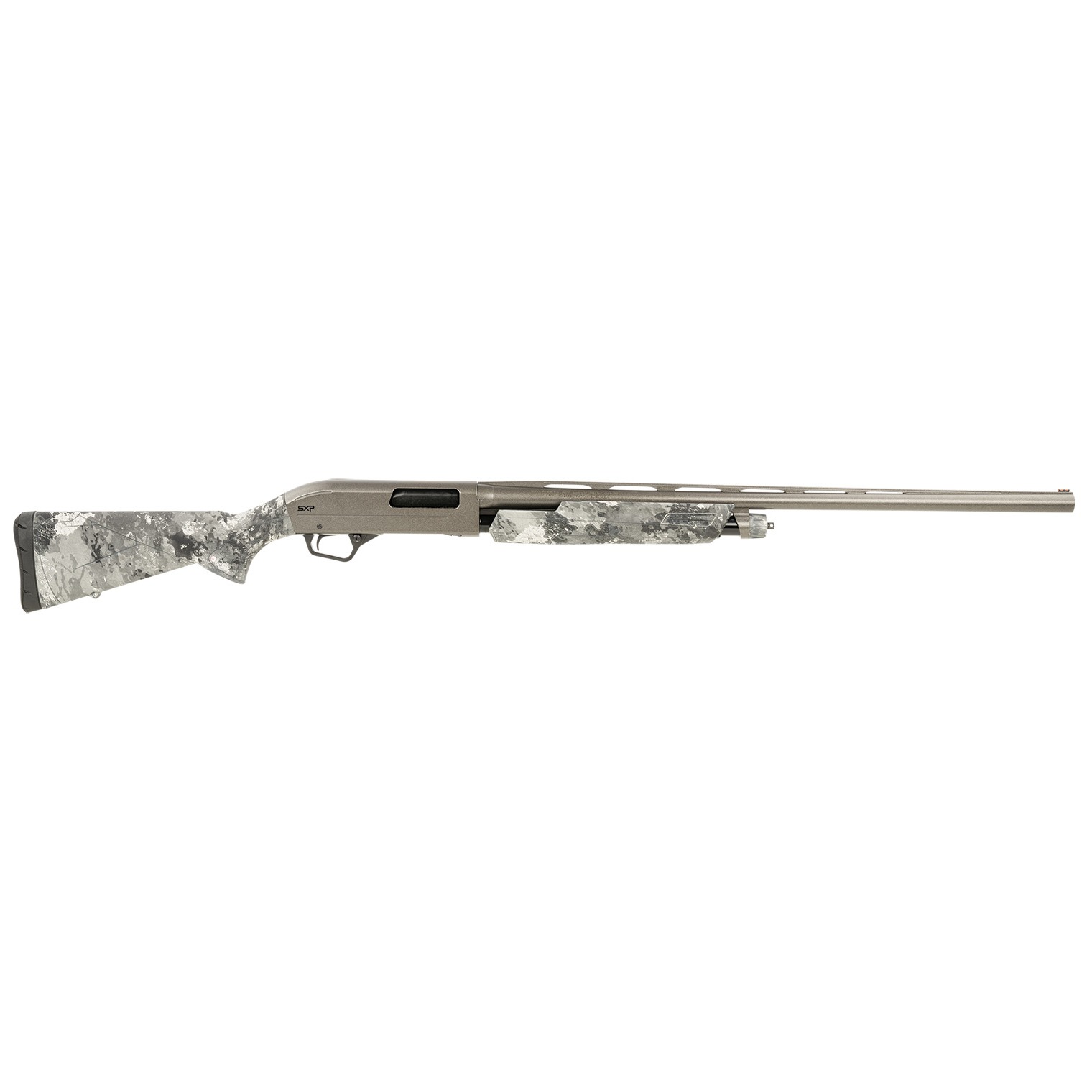Winchester Repeating Arms 512449692 SXP Hybrid Hunter 20 Gauge 3” Chamber 4+1 (2.75”) 28”, Gray Barrel/Rec, TrueTimber Midnight Furniture, TruGlo Fiber Optic Sight, Includes 3 Invector-Plus Chokes