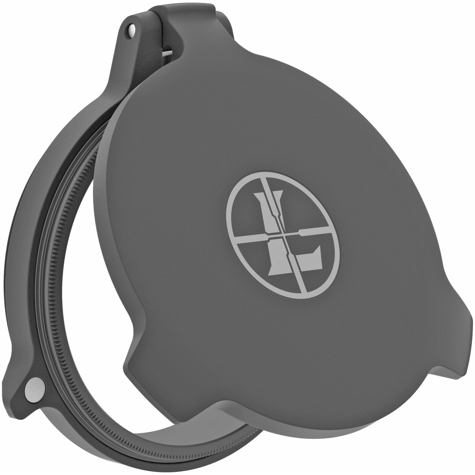 Leupold 117608 Alumina Scope Cover Matte Black Aluminum, 44mm Objective, Screw On Flip Open