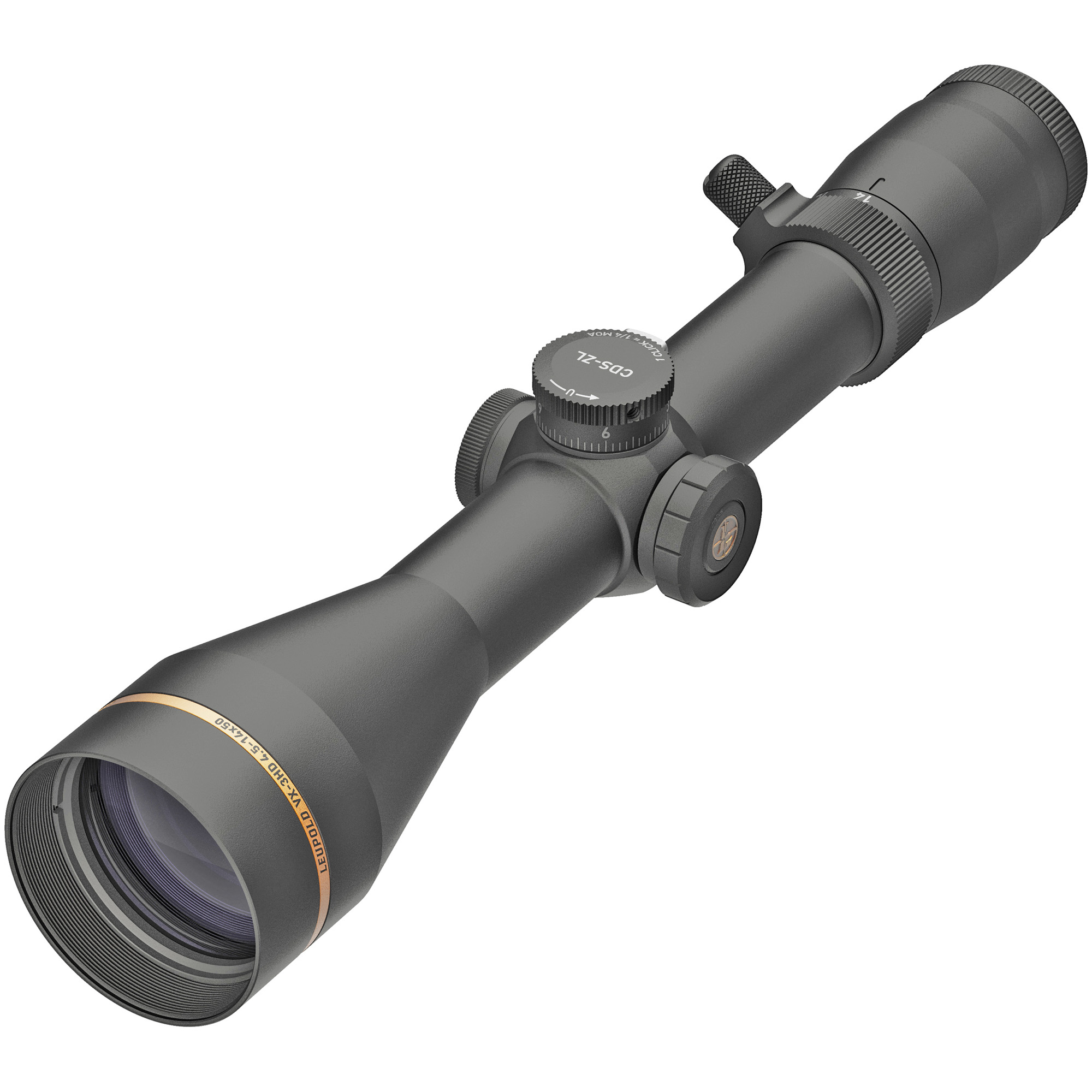 Leupold 180629 VX-3HD Matte Black 4.5-14x50mm CDS-ZL Illuminated FireDot Twilight Hunter Reticle 30mm Tube