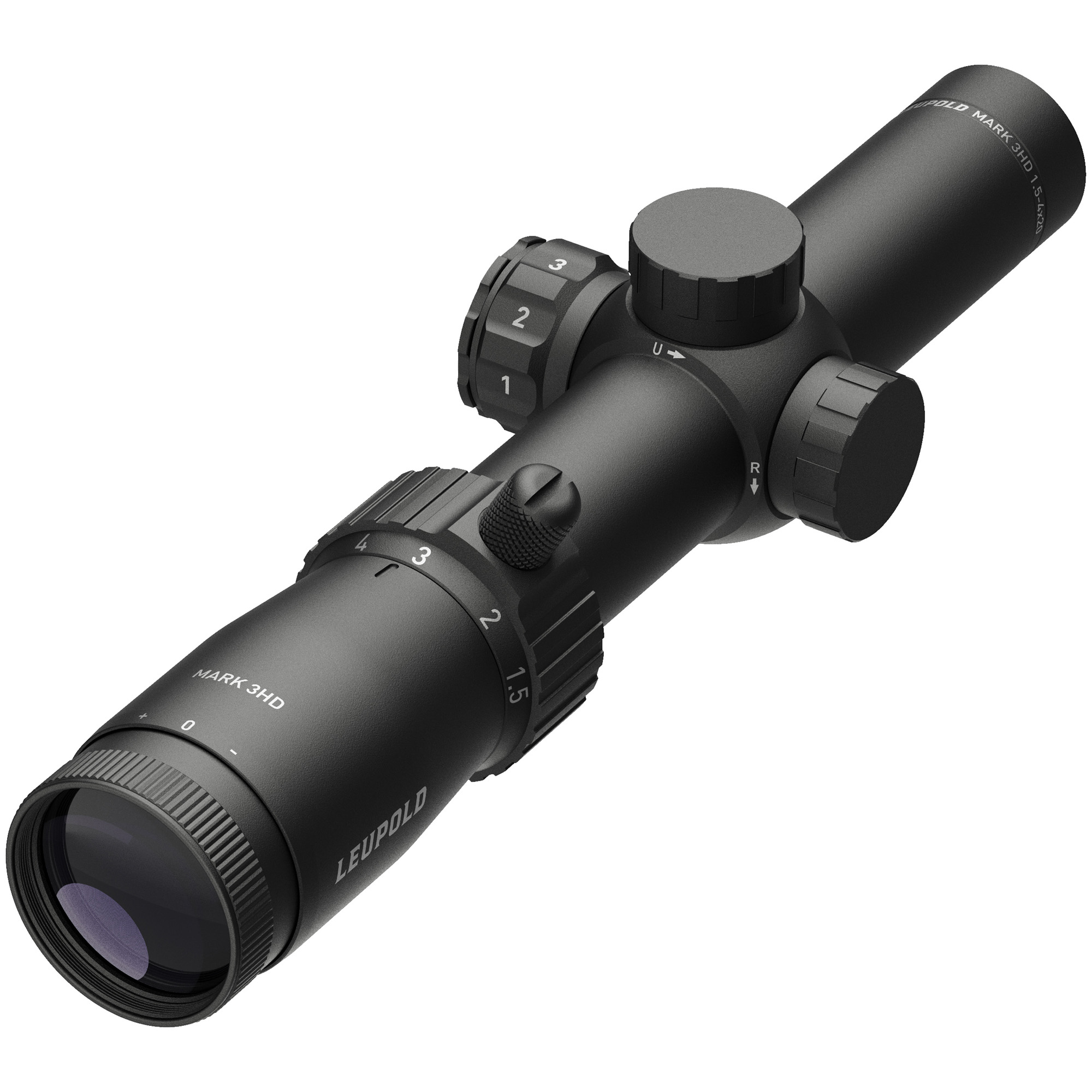 Leupold 180662 Mark 3HD Matte Black 1.5-4x20mm 30mm Tube Illuminated FireDot SPR Reticle