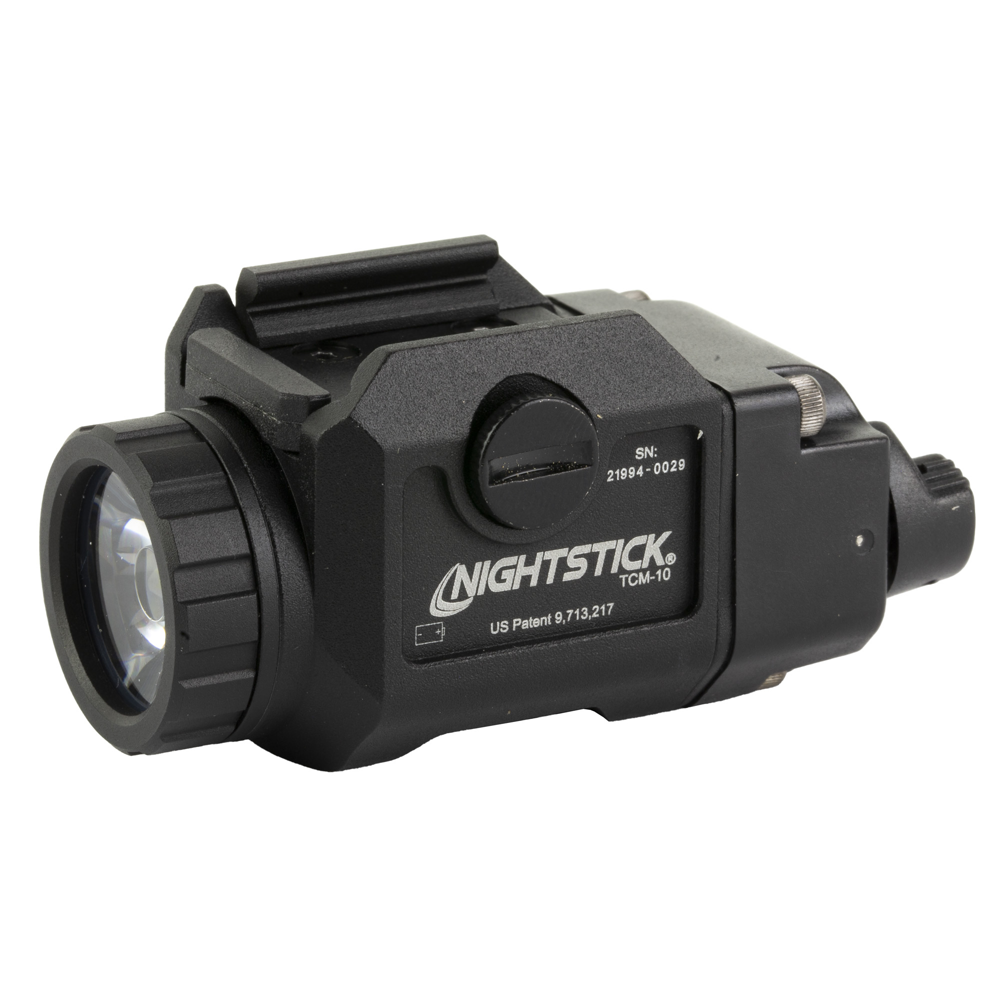 Nightstick TCM10 Compact Weapon-Mounted Light Black Anodized 650 Lumens White LED