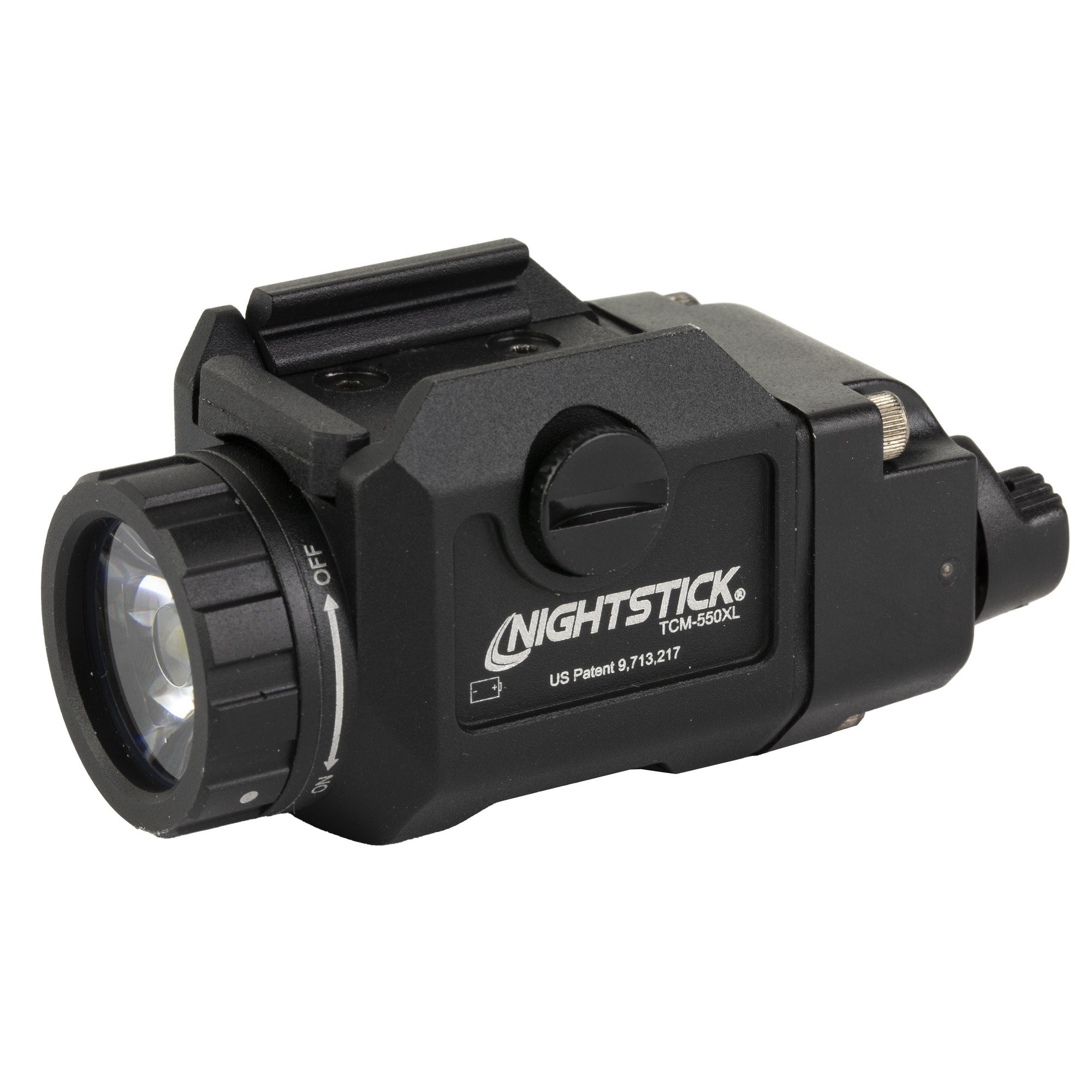 Nightstick TCM550XL Compact Weapon-Mounted Light Black Anodized 550 Lumens White LED