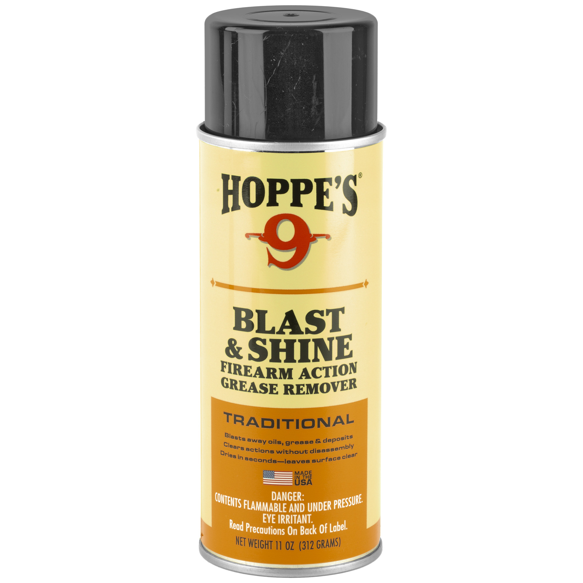 Hoppe’s CD1 No. 9 Blast & Shine Removes Dirt Grease Oil 11 oz. Aerosol Can