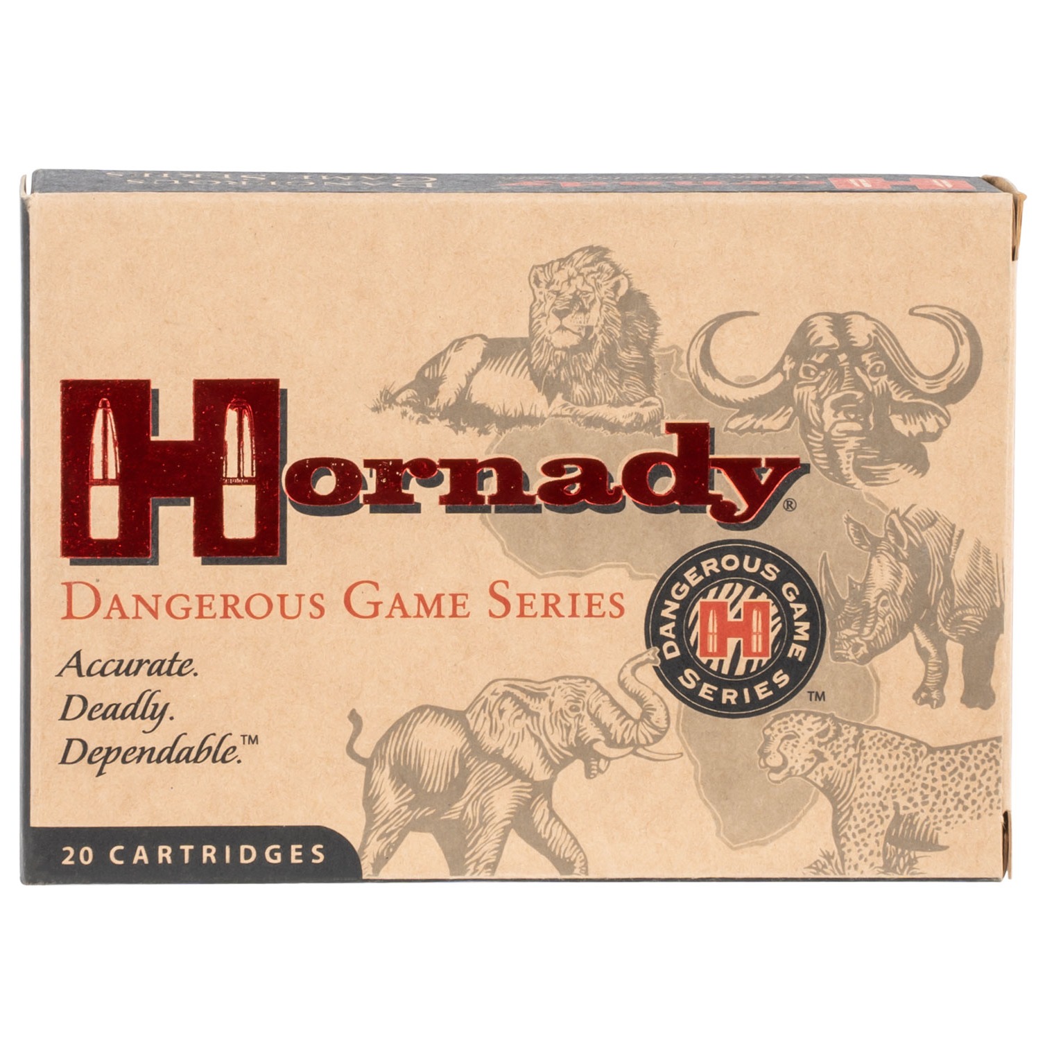 Hornady 8242 Dangerous Game 450-400NitroExpress 400gr Dangerous Game Solid 20 Per Box/6 Case