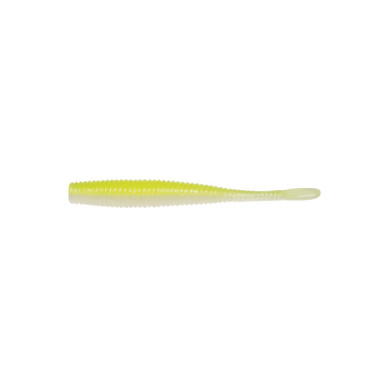 SPRO CJ Smasher 3 inch Worm Chartreuse White
