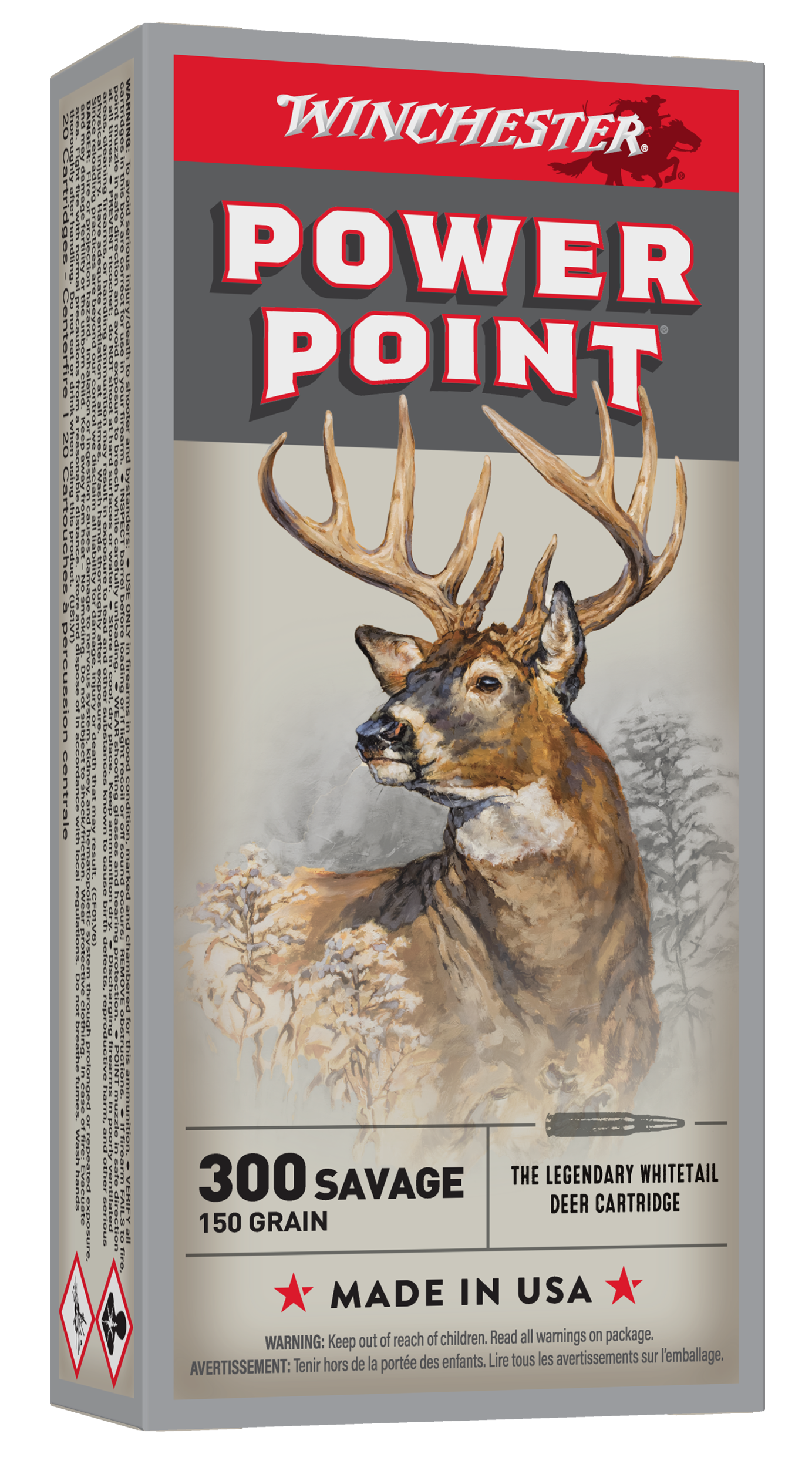 Winchester Power-Point 300 Savage 150gr 20Rd - Box or Case