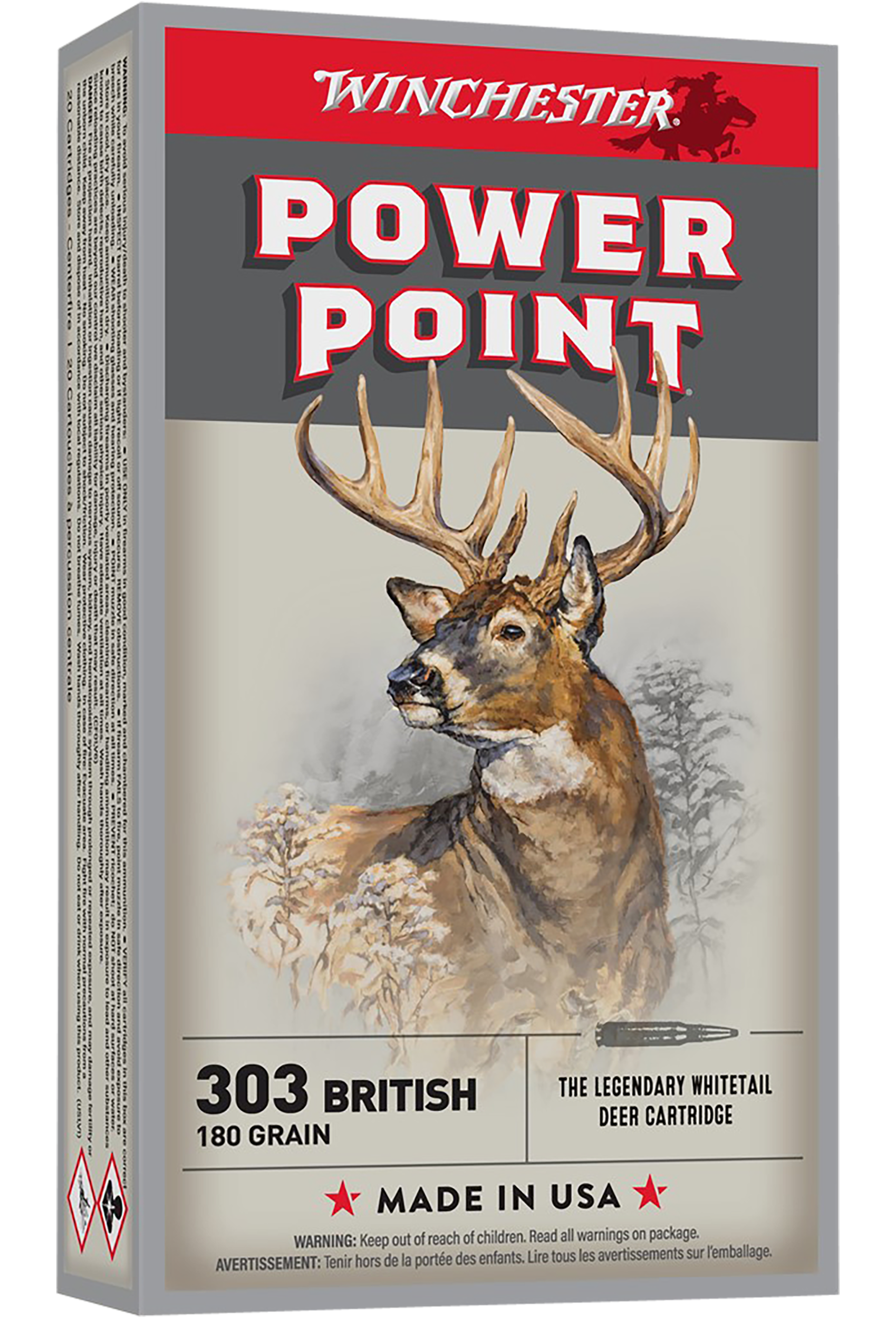 Winchester Ammo X303B1 Super-X Power-Point 303 British 180gr - Box or Case