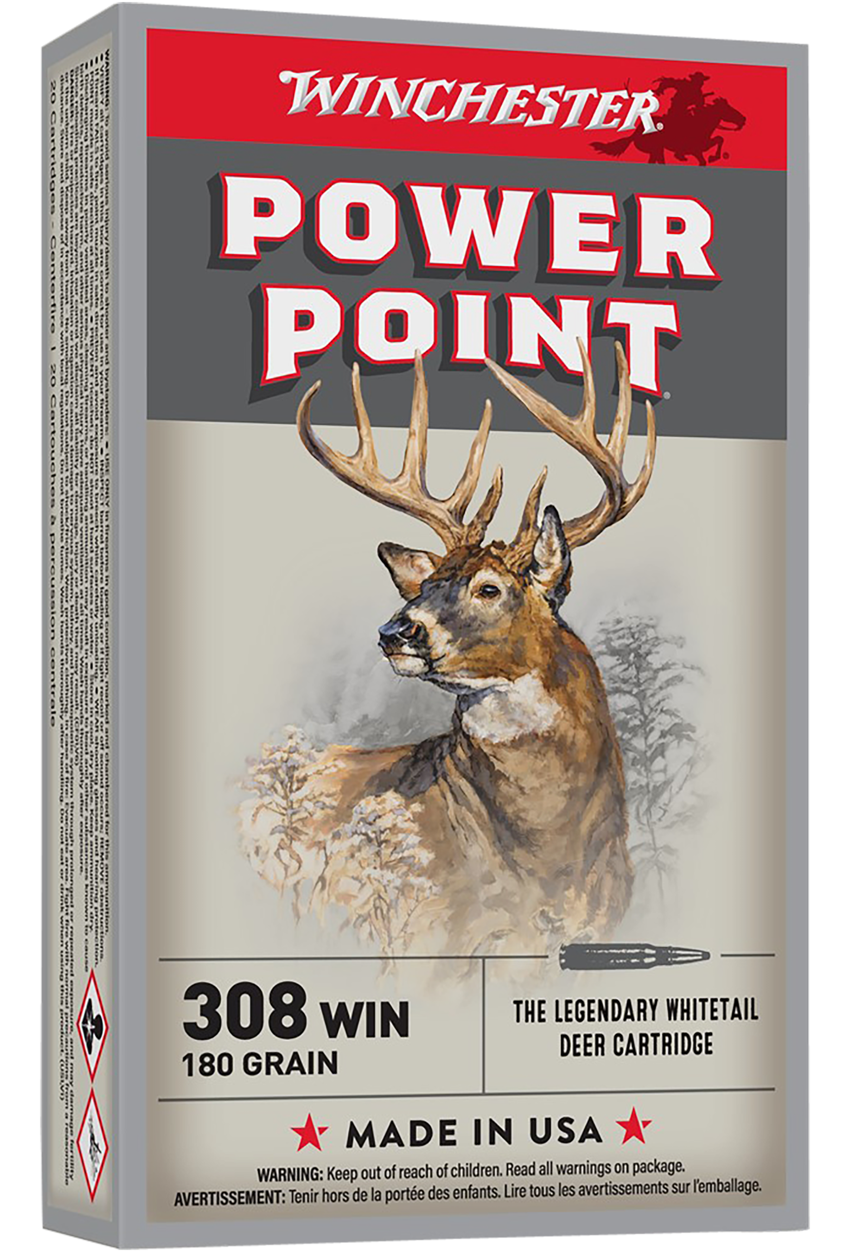 Winchester Super-X Power-Point 308 Win 180gr 20 Rd - Box or Case