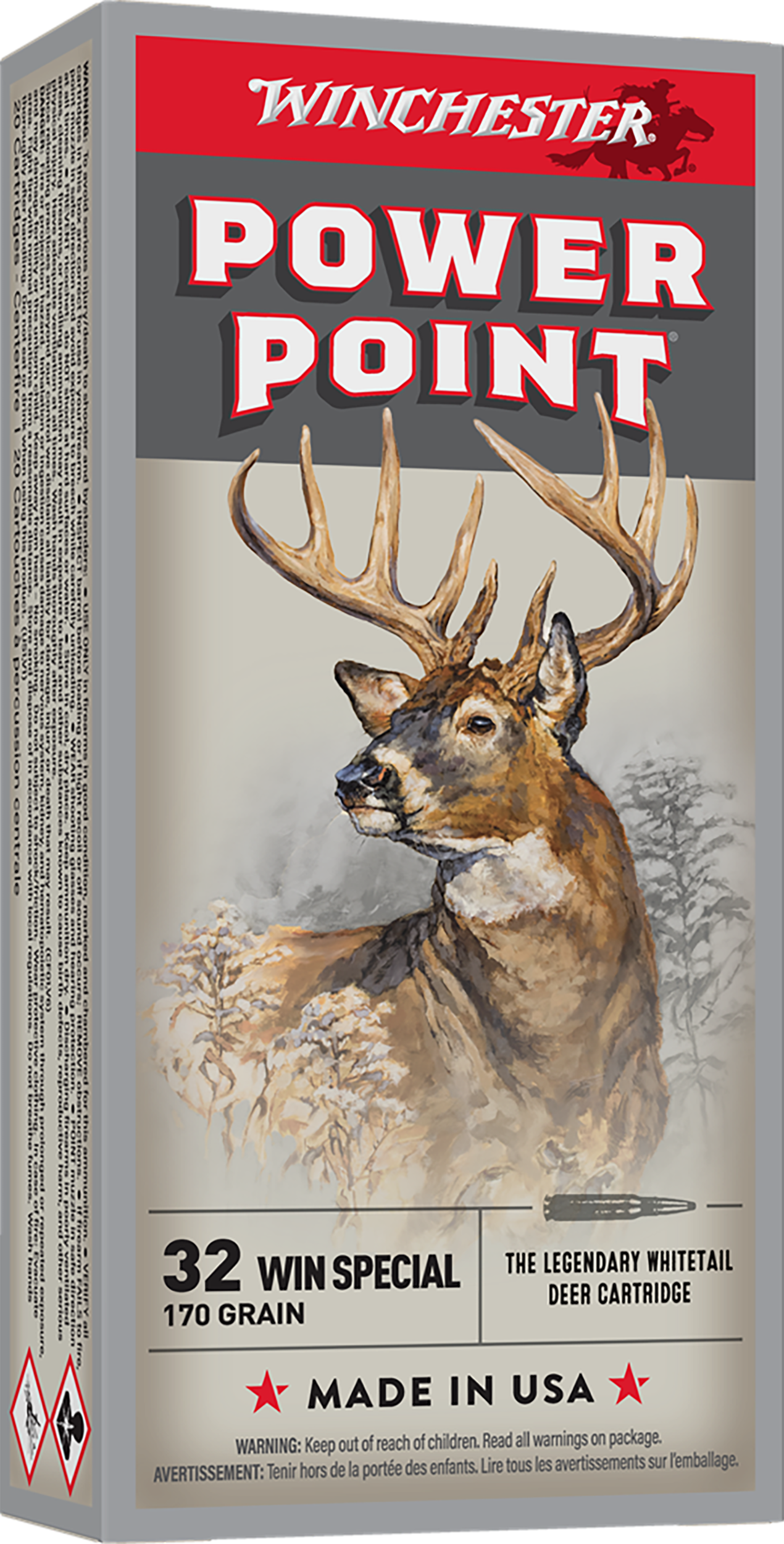 Winchester Ammo Super-X Power-Point 32 Win Special 170gr 20 Rd - Box or Case