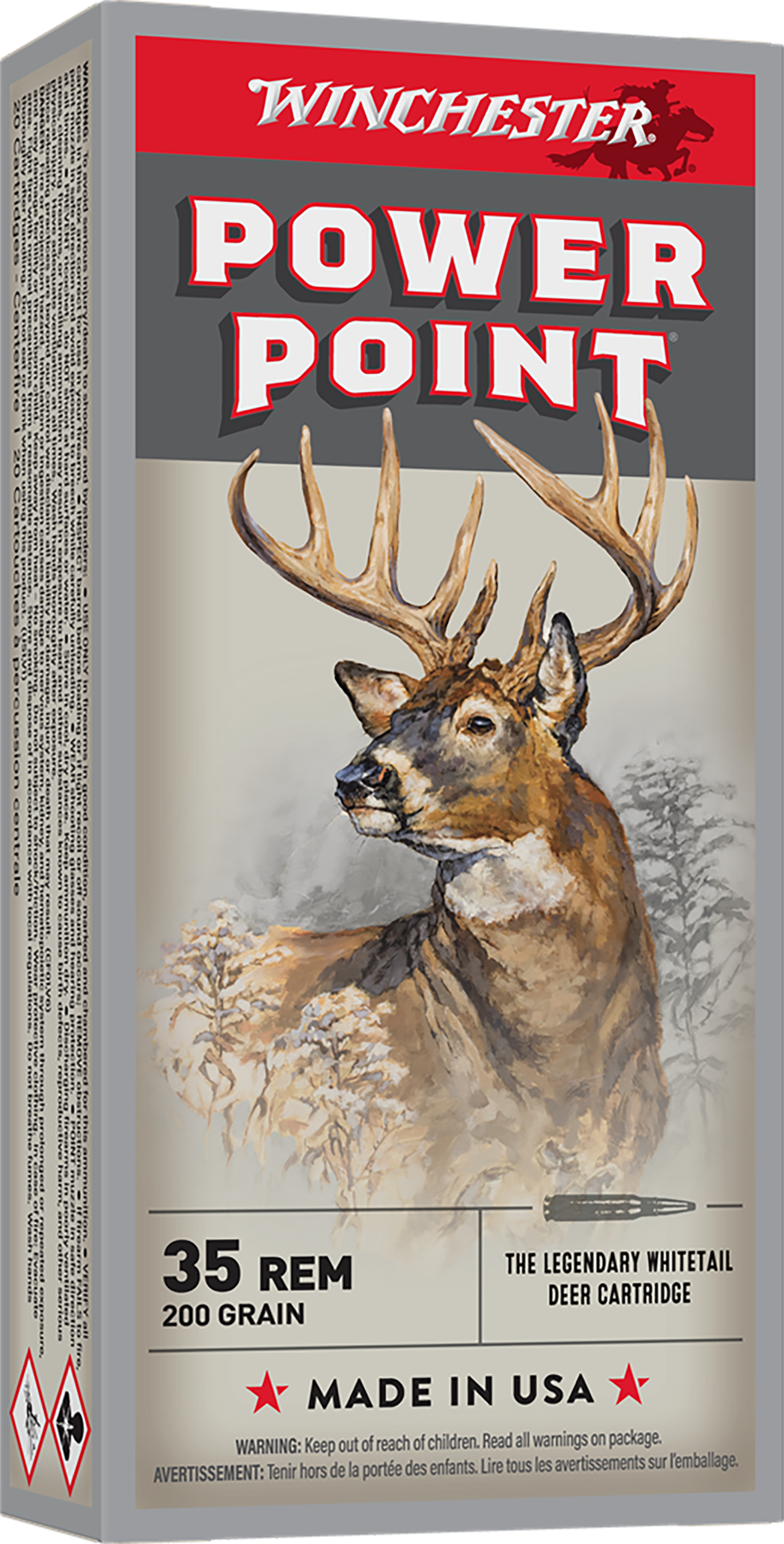 Winchester Ammo Super-X Power-Point 35 Remington 200gr PP 20 Rd - Box or Case