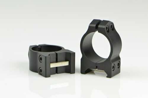 Warne 1 Inch, PA, Low Matte Rings, Steel, Fixed for Maxima/Weaver Style or Picatinny Bases