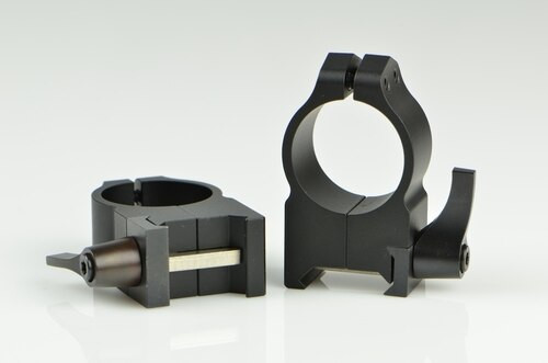 Warne 1 Inch, QD, Ultra High Matte Rings, Steel, Fixed for Maxima/Weaver Style or Picatinny Bases