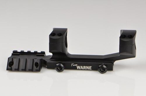 Warne Team 1 Inch Tactical 1 PC, Black, Fixed MSR for Picatinny Rail/Flat Top MSR