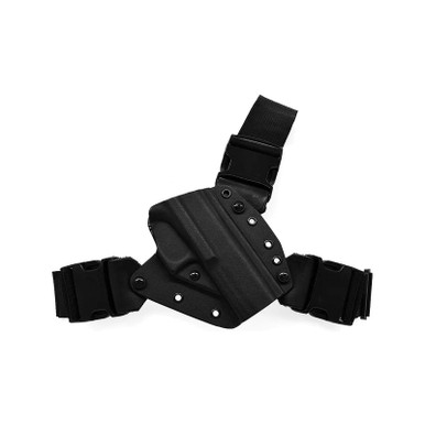 Warne Chest Rig Holster Black Glock, 17, 19, 19X, 22, 23, 44, 45