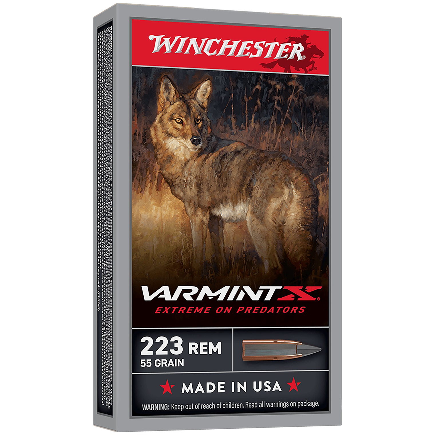 Winchester Ammo X223PXP Varmint X 223Rem 55gr Extreme Point 20 Per Box/10 Case
