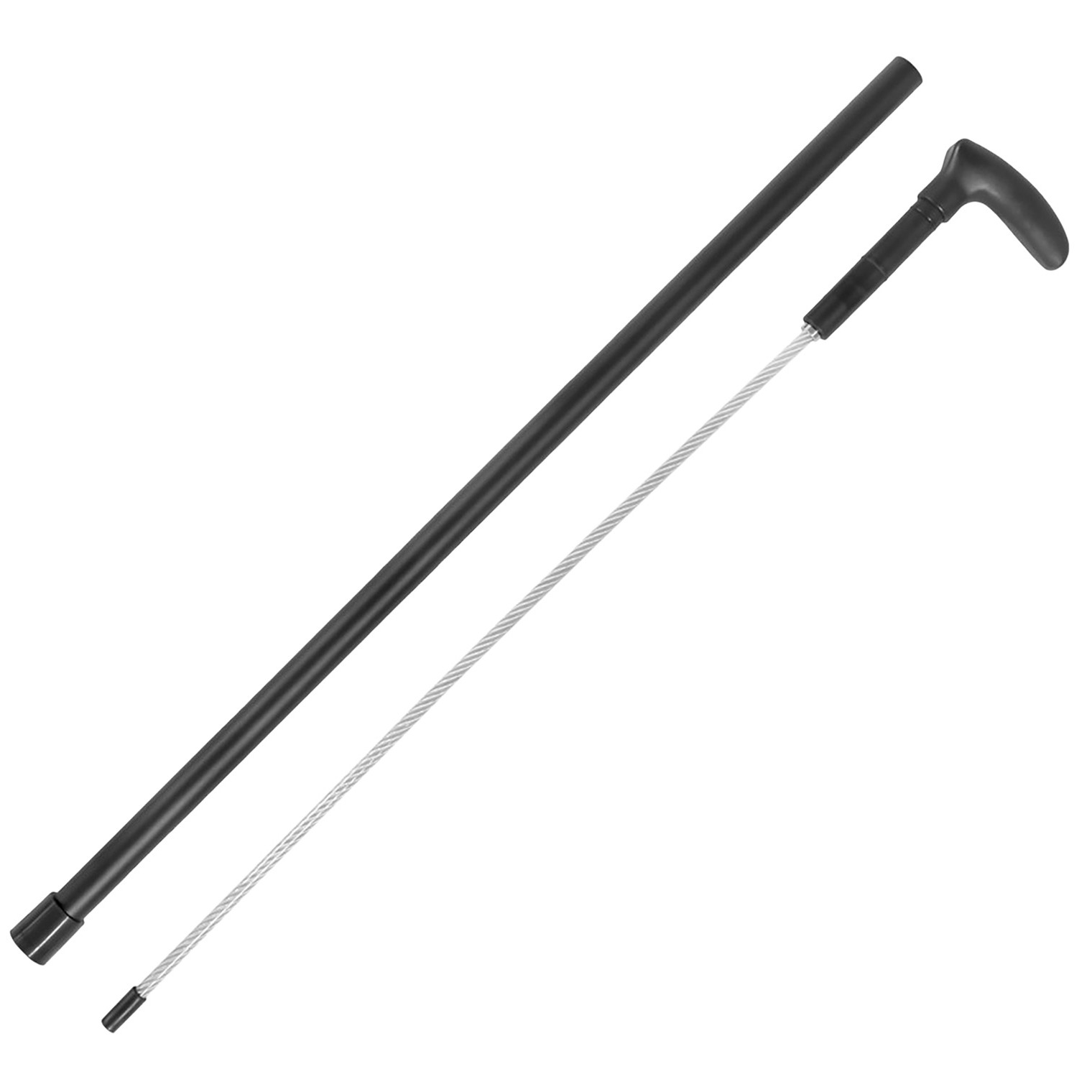 Cold Steel CSCN38CBL Cable Whip Cane Black Carbon w/Zinc Plating 32” OAL
