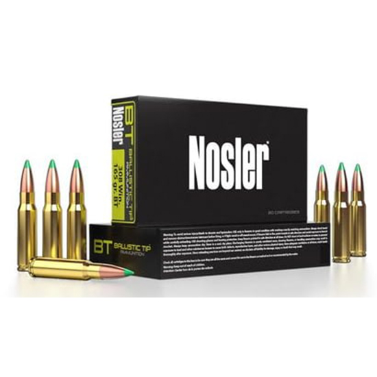 NOSLER BT 28 NOSLER 160GR BALLISTIC TIP 20RD 10BX/CS